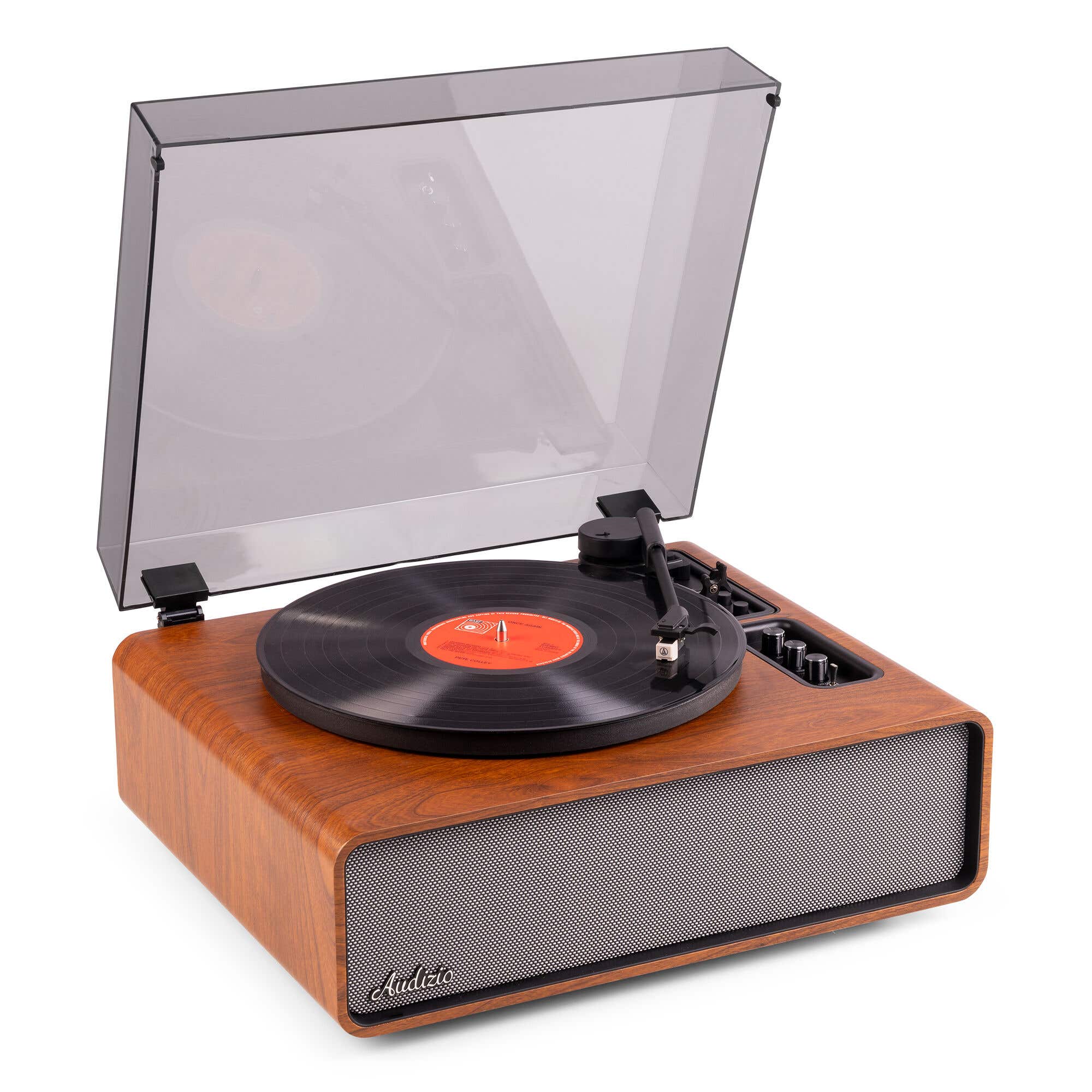 Audizio Laredo - Platine Vinyle Haut de Gamme Hi-Fi BT in/out - Finition Merisier