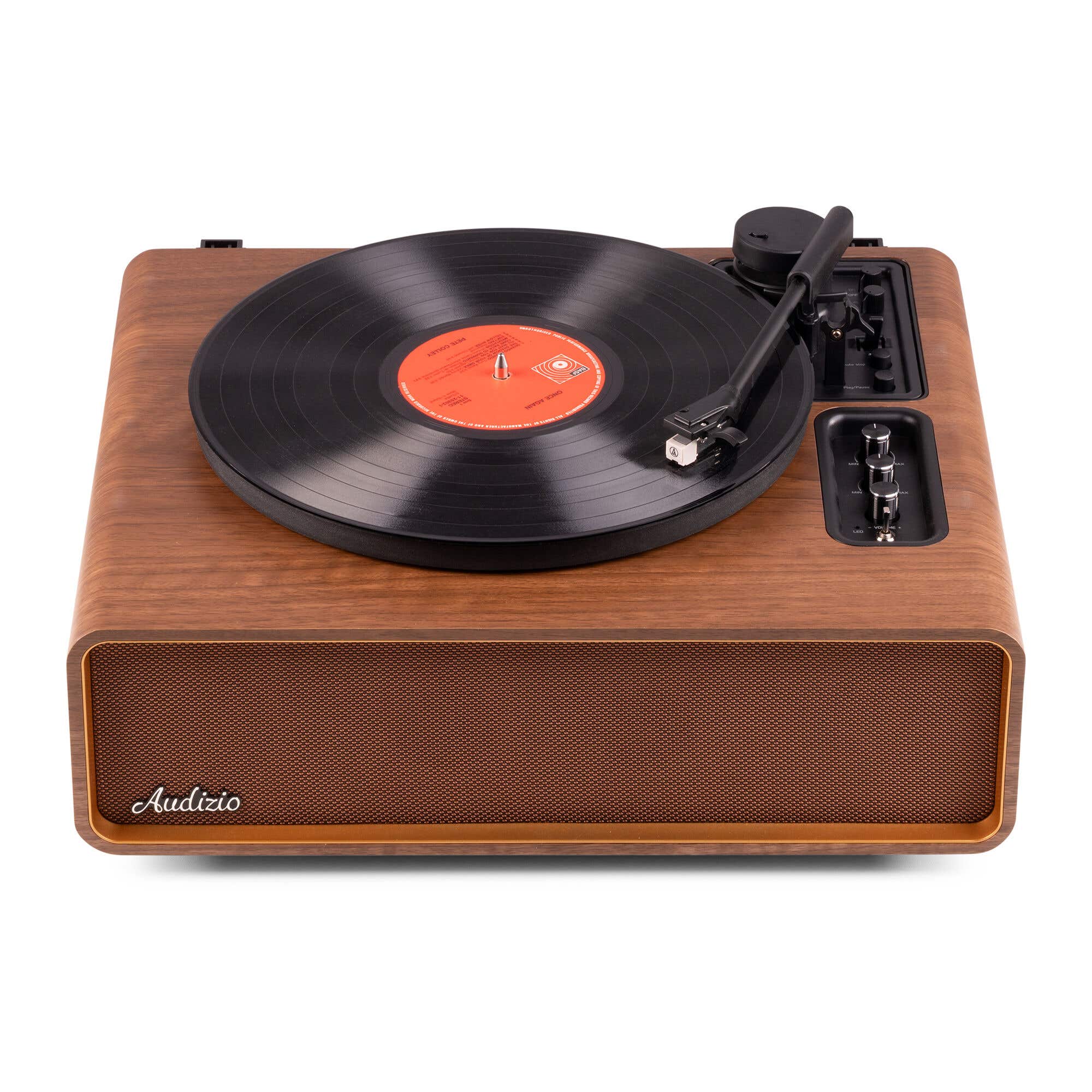 Audizio Laredo - Platine Vinyle Haut de Gamme Hi-Fi BT in/out - Finition Noyer