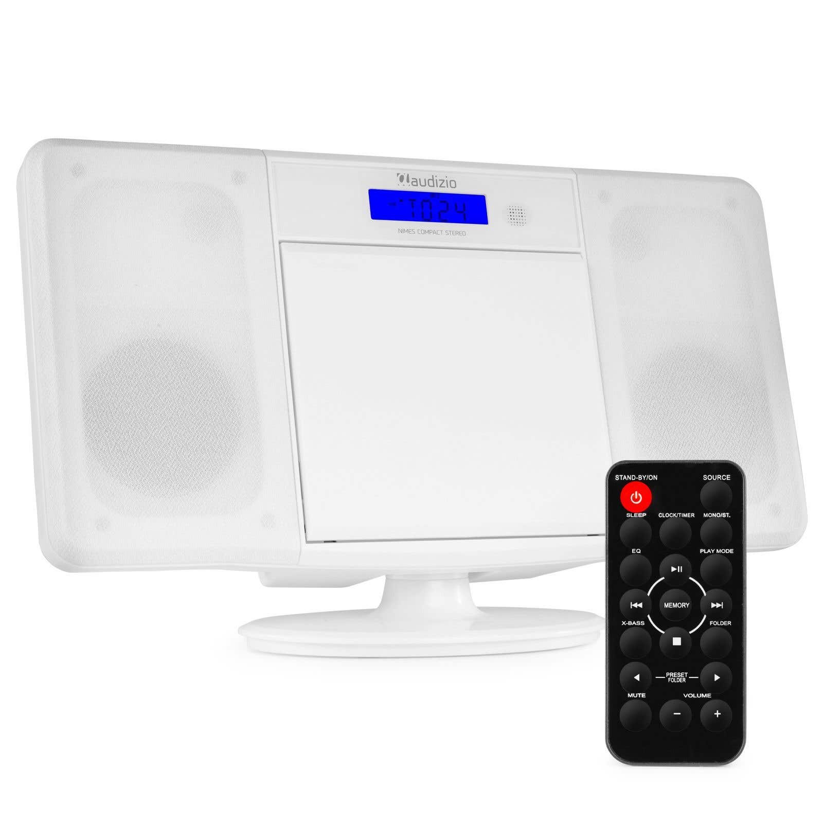 Audizio Nimes Radio Bluetooth Stéréo 50W - Blanc