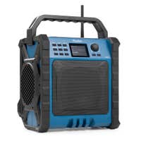 Audizio TEMI-XL - Radio de Chantier 200W avec DAB+/FM, BT Sans Fil, Batterie & Powerbank | IP54. Disponible chez Sono Matériel - Vue 1