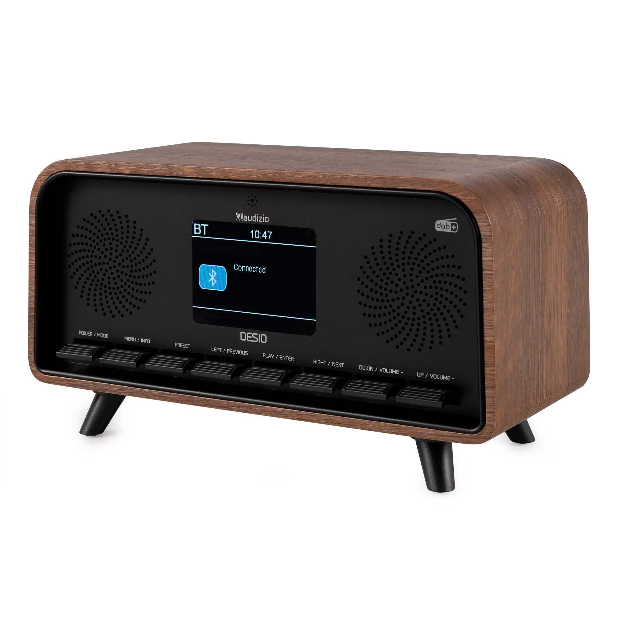Audizio Desio - Radio Rétro avec DAB/DAB+, FM et BT - Couleur Noyer