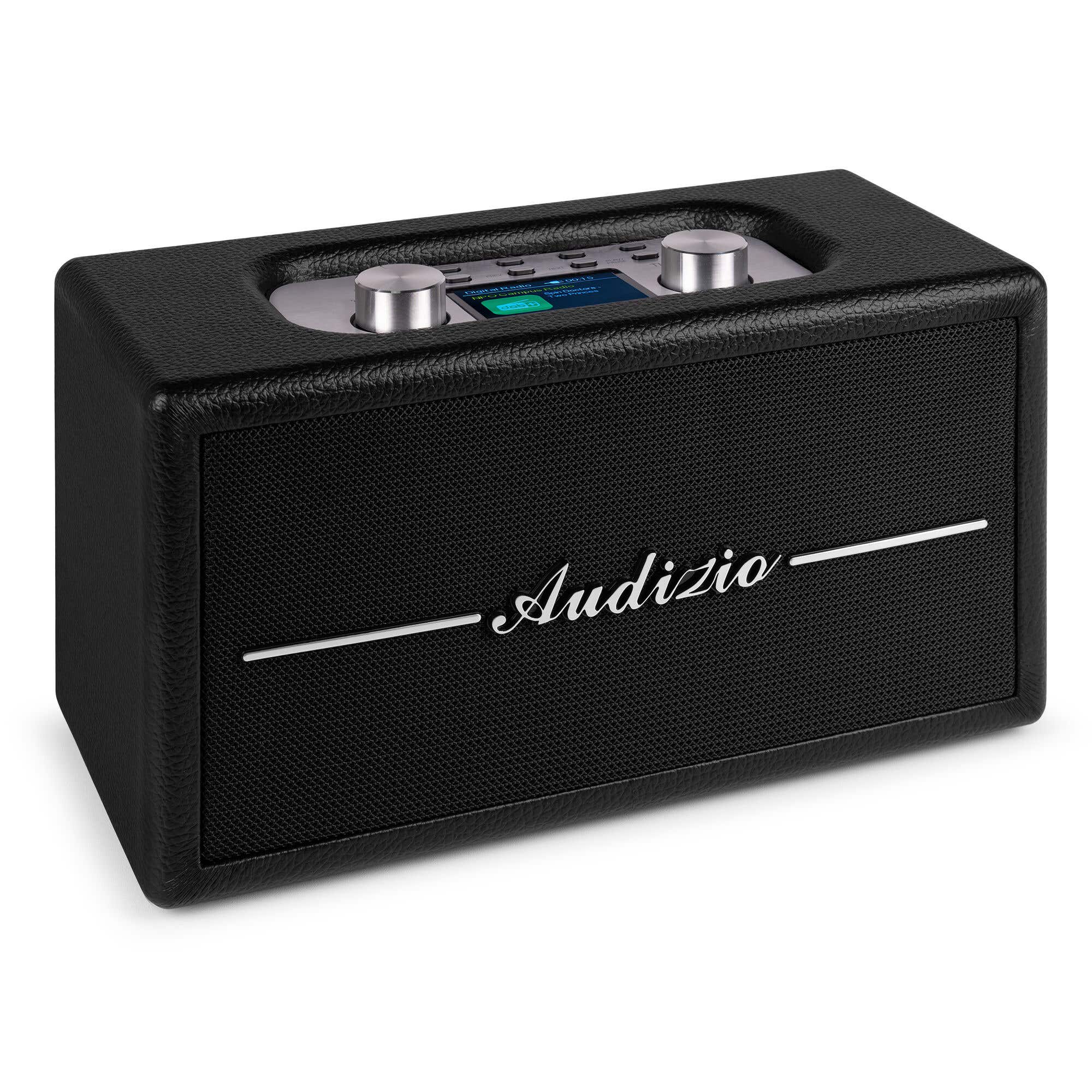 Audizio Tune60 - Radio Rétro DAB/DAB+ et FM avec Bluetooth - Noire