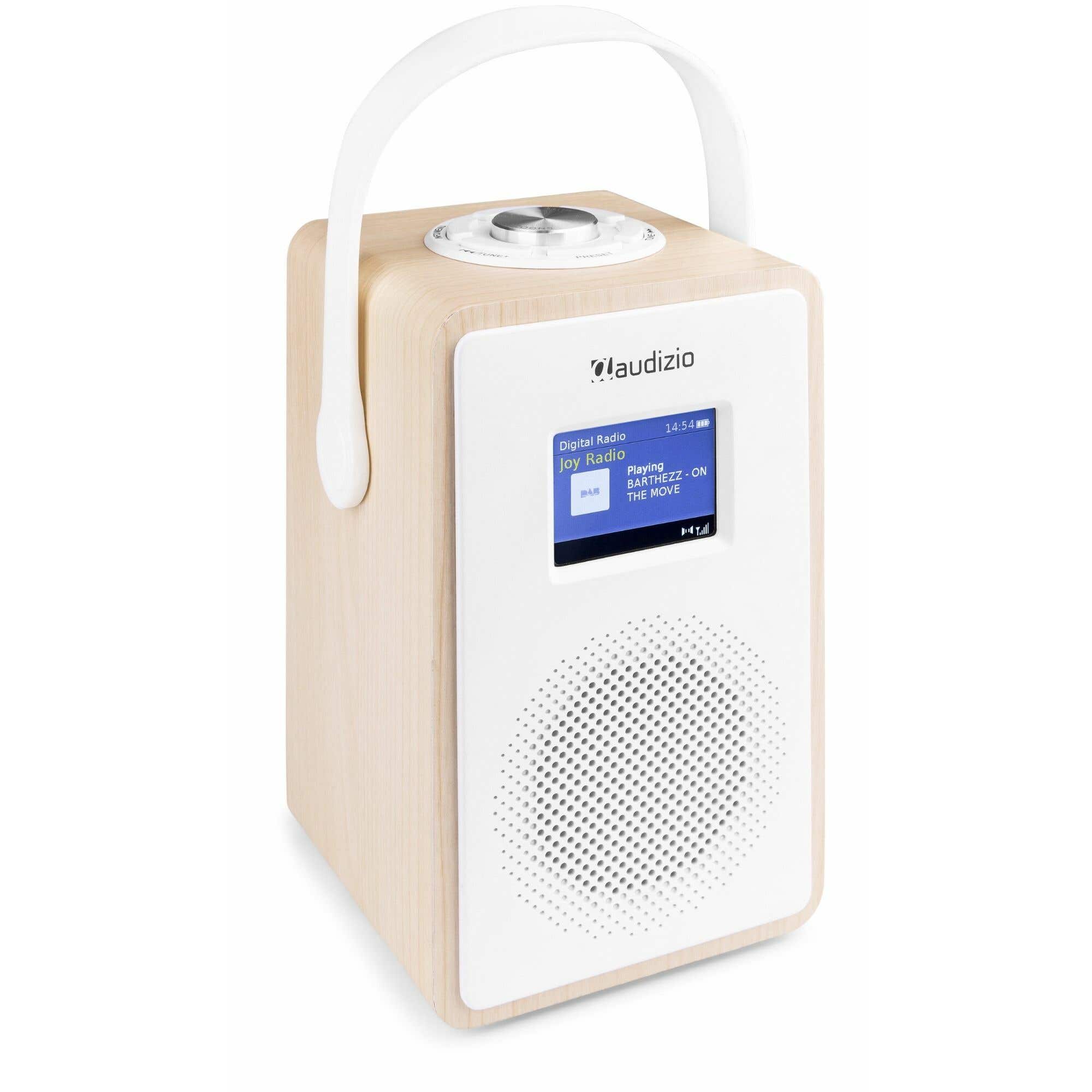 Audizio Modena Radio Portable DAB, Bluetooth et Batterie - Blanc