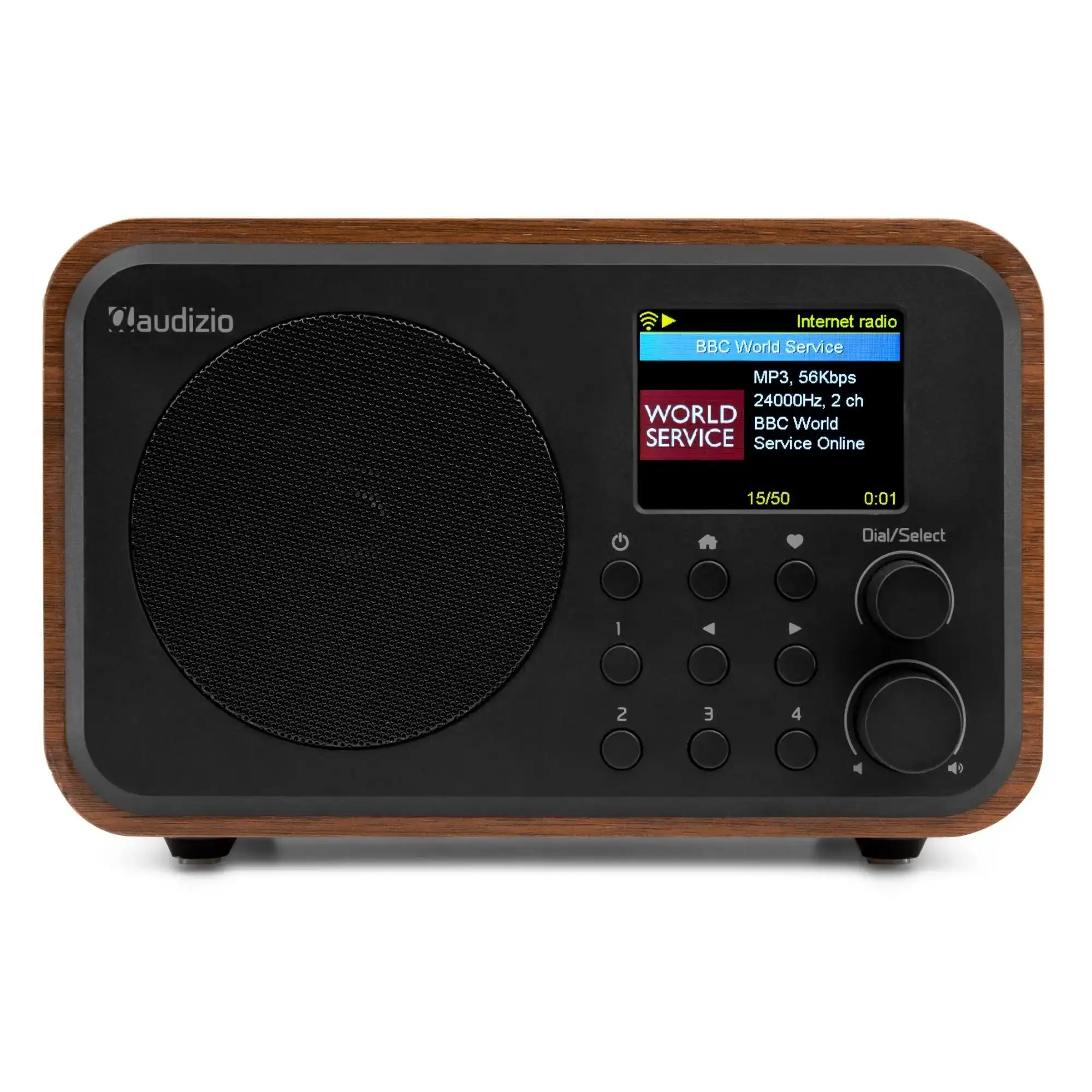 Radio Internet AudioAffairs IR 010 - DAB+, Bluetooth, Wi-Fi | Batterie Integrée, Port USB, Réveil