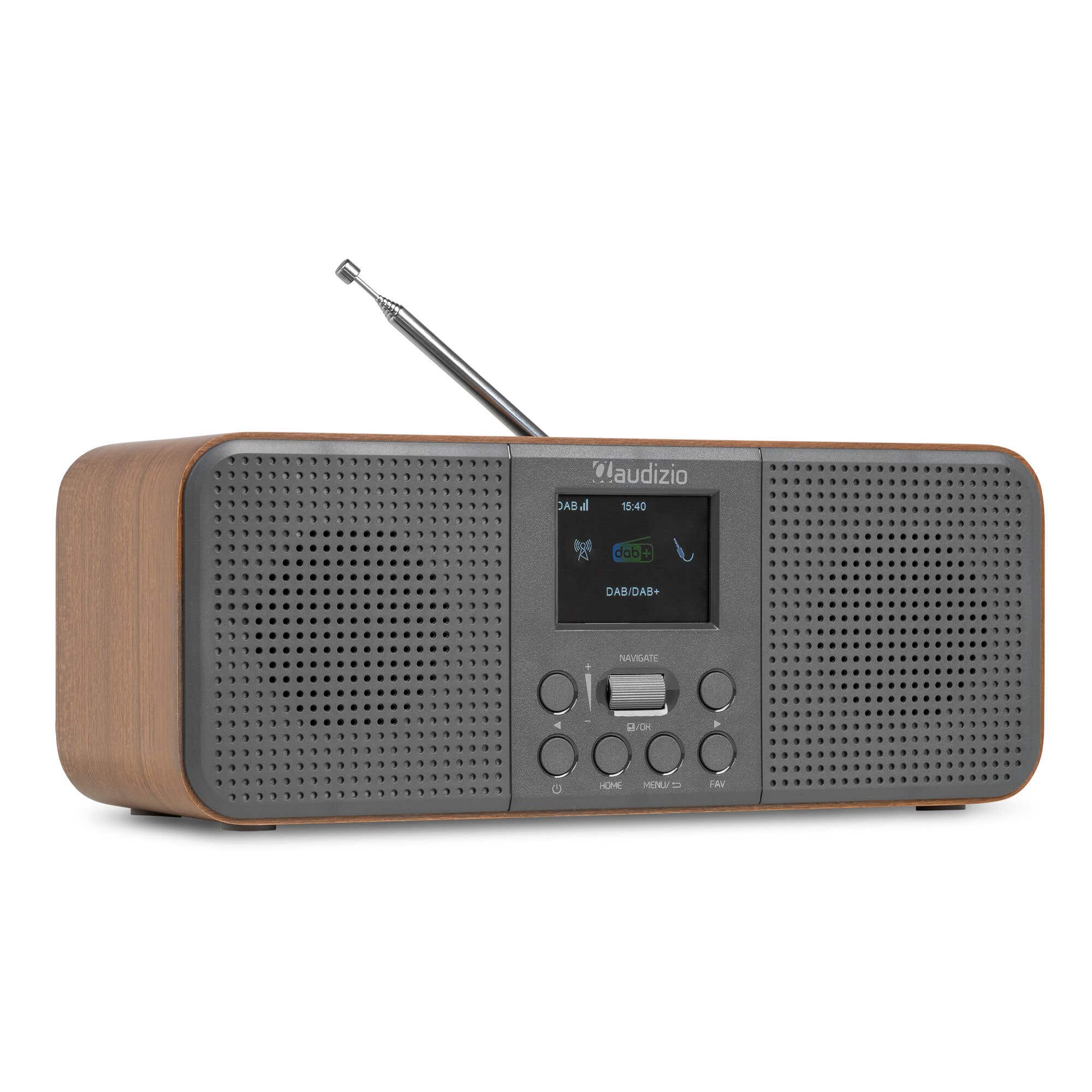 Audizio Bucine - Radio Internet Wi-Fi Stéréo avec DAB+, FM, et BT - Couleur Noir