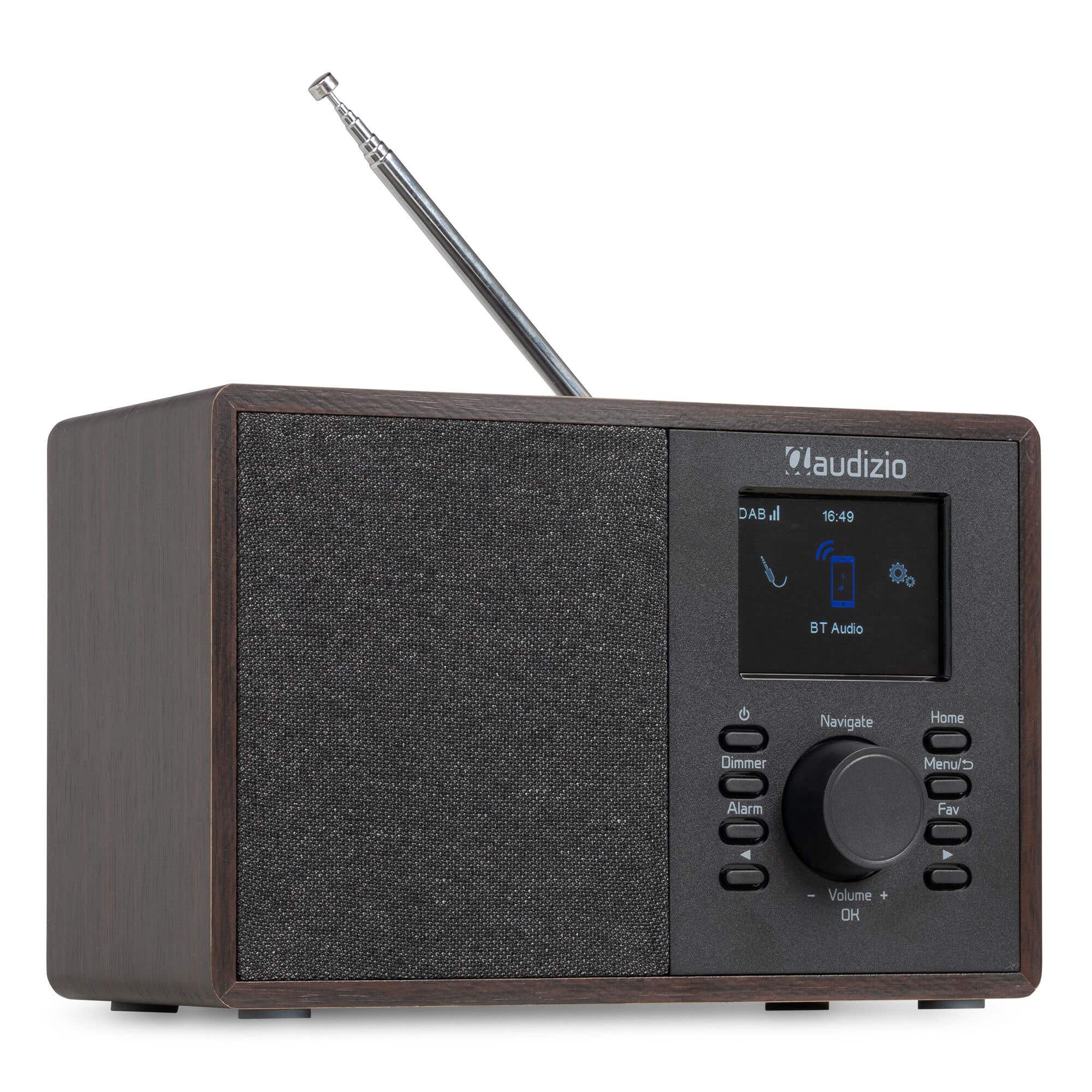 Audizio Cosa - Radio Internet DAB+ et FM, BT, Wi-Fi - Ébène