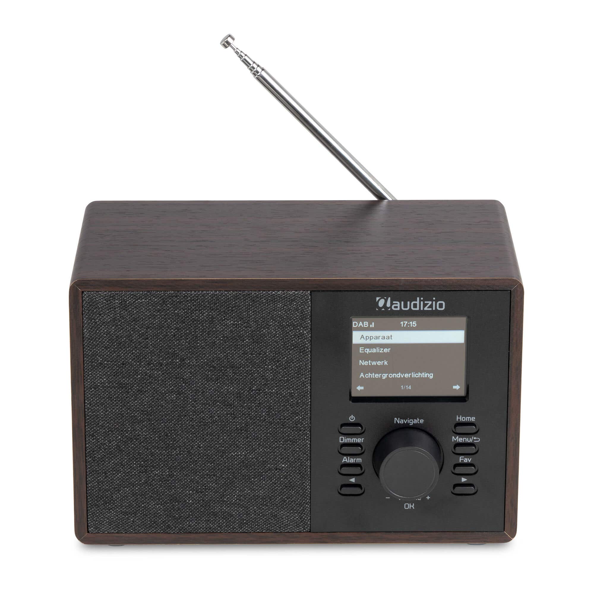 Audizio Cosa - Radio Internet DAB+ et FM, BT, Wi-Fi - Ébène