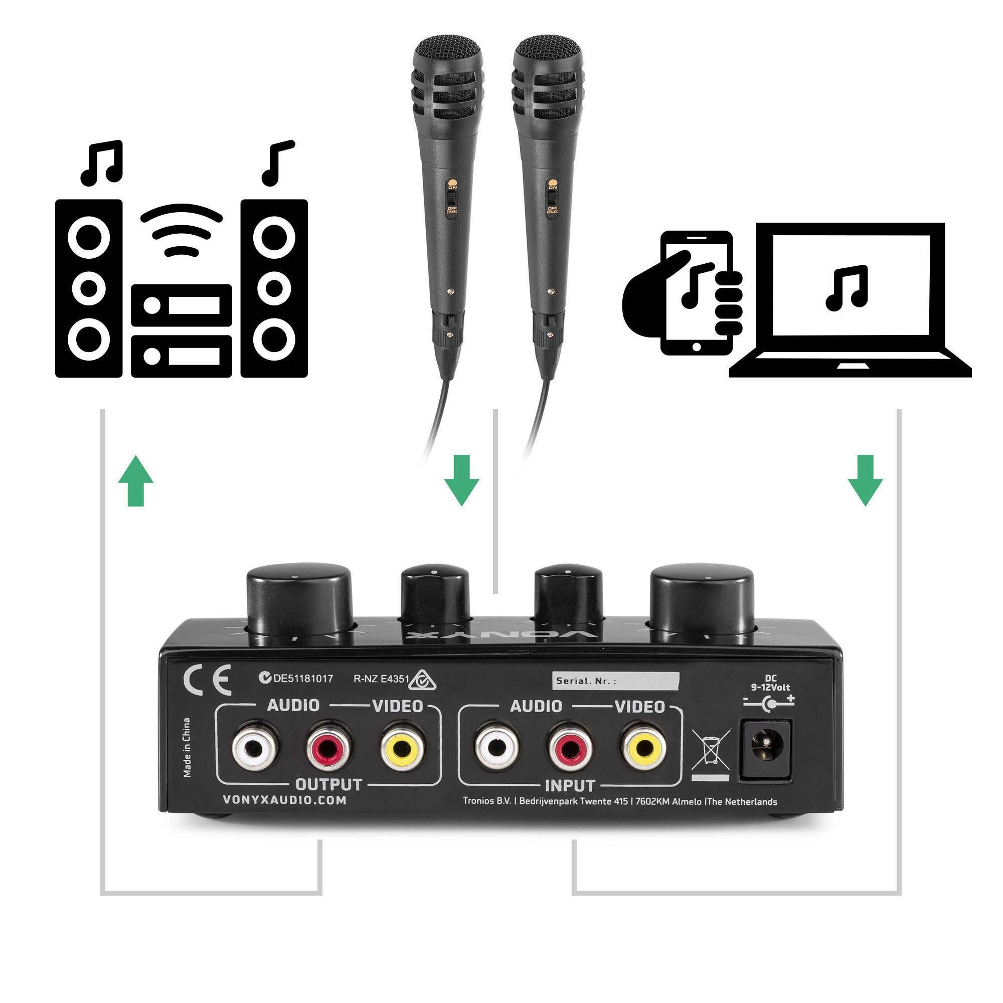 Tobar Clavier électronique 32 Touches + Micro Karaoké – Violon, Guitare, Trompette, Enregistrement – Dès 3 Ans