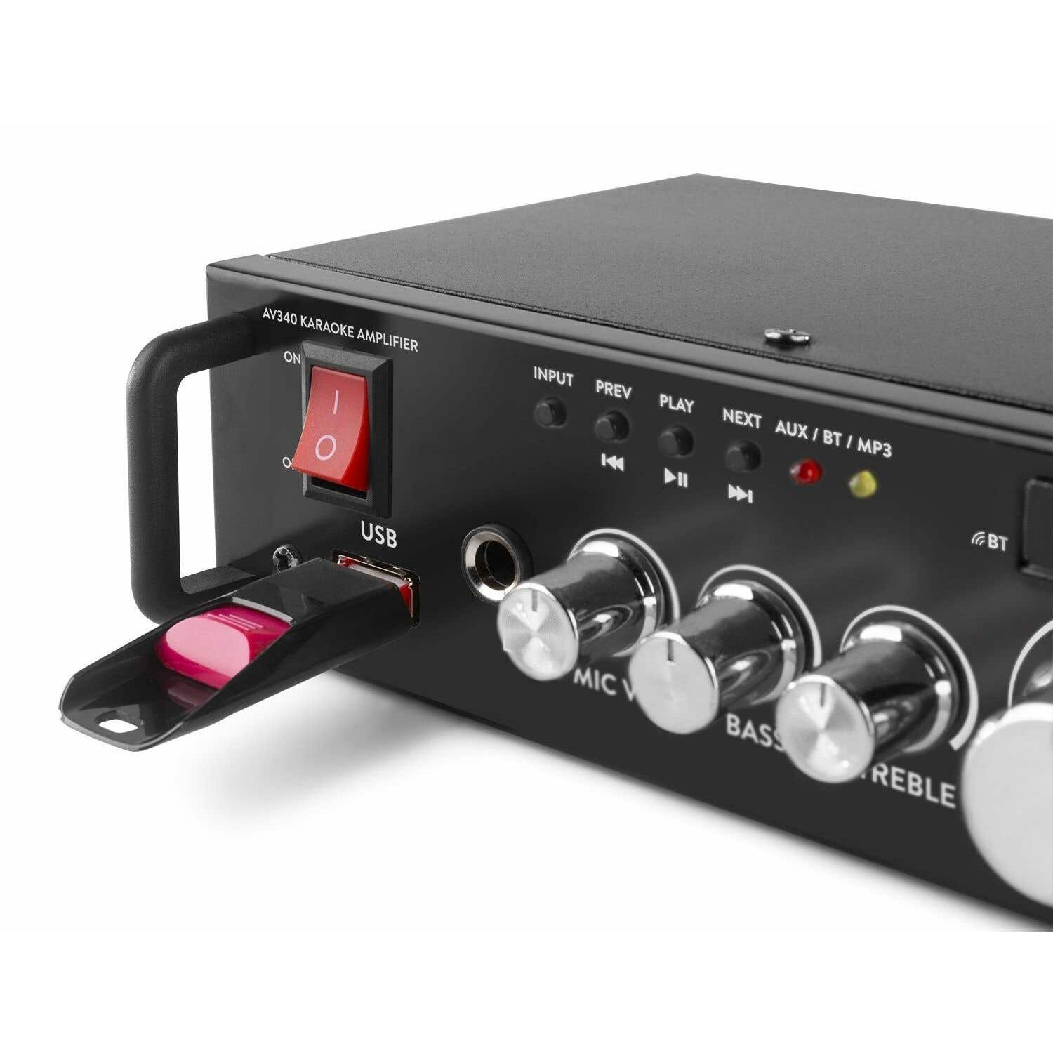 Machine de karaoké MASINGO pour adultes et enfants avec 2 microphones sans fil - Rose vif | Cameroun