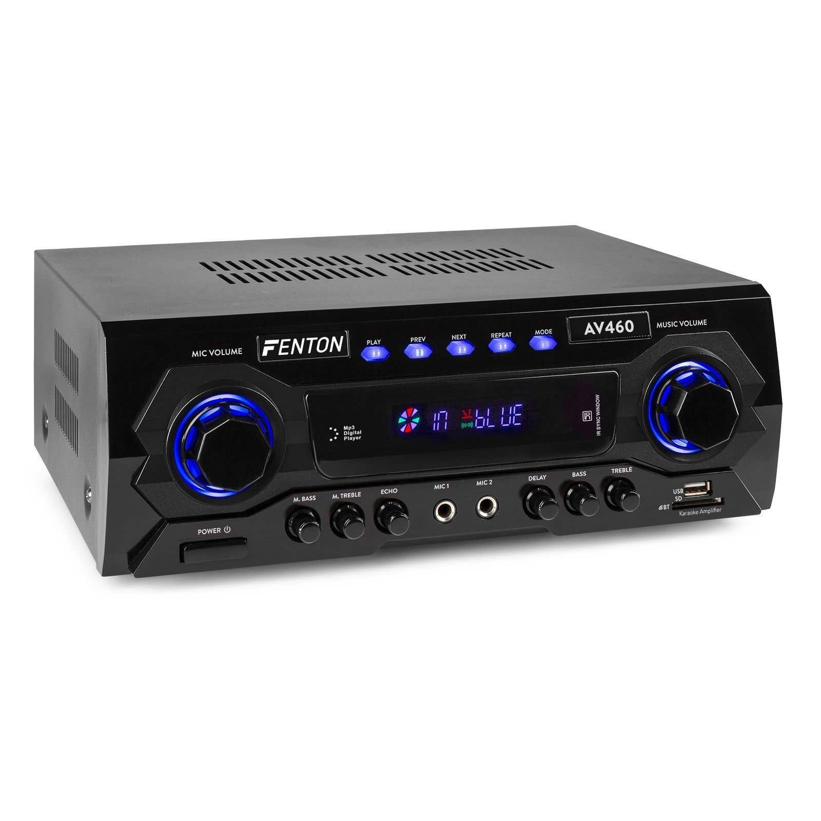 Fenton AV460 Amplificateur HiFi Bluetooth - 500W