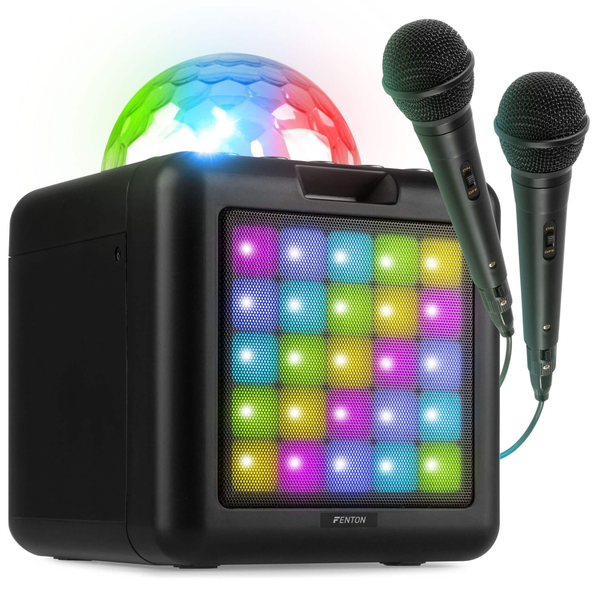 Enceinte Karaoke Adulte 2 Micros sans Fil, Enceinte Bluetooth Puissante pour Fête, Système PA 400W avec Lumières Disco LED, FM Radio, TWS, TF, USB, AUX, REC for Outdoor/Indoor Enceinte Karaoke Adulte 2 Micros sans Fil, Enceinte Bluetooth Puissante pour Fête, Système PA 400W avec Lumières Disco LED, FM Radio, TWS, TF, USB, AUX, REC for Outdoor/Indoor