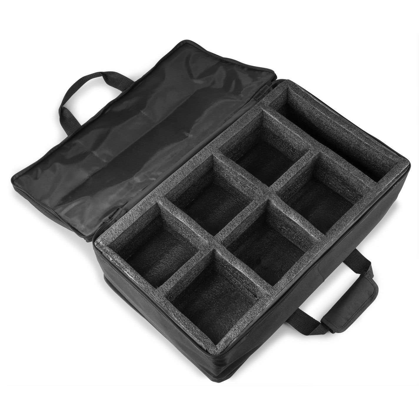 Valise Souple Pour Projecteurs BeamZ BBP90 - 4 Emplacements Individuels - Polyester/nylon - Protection Transport