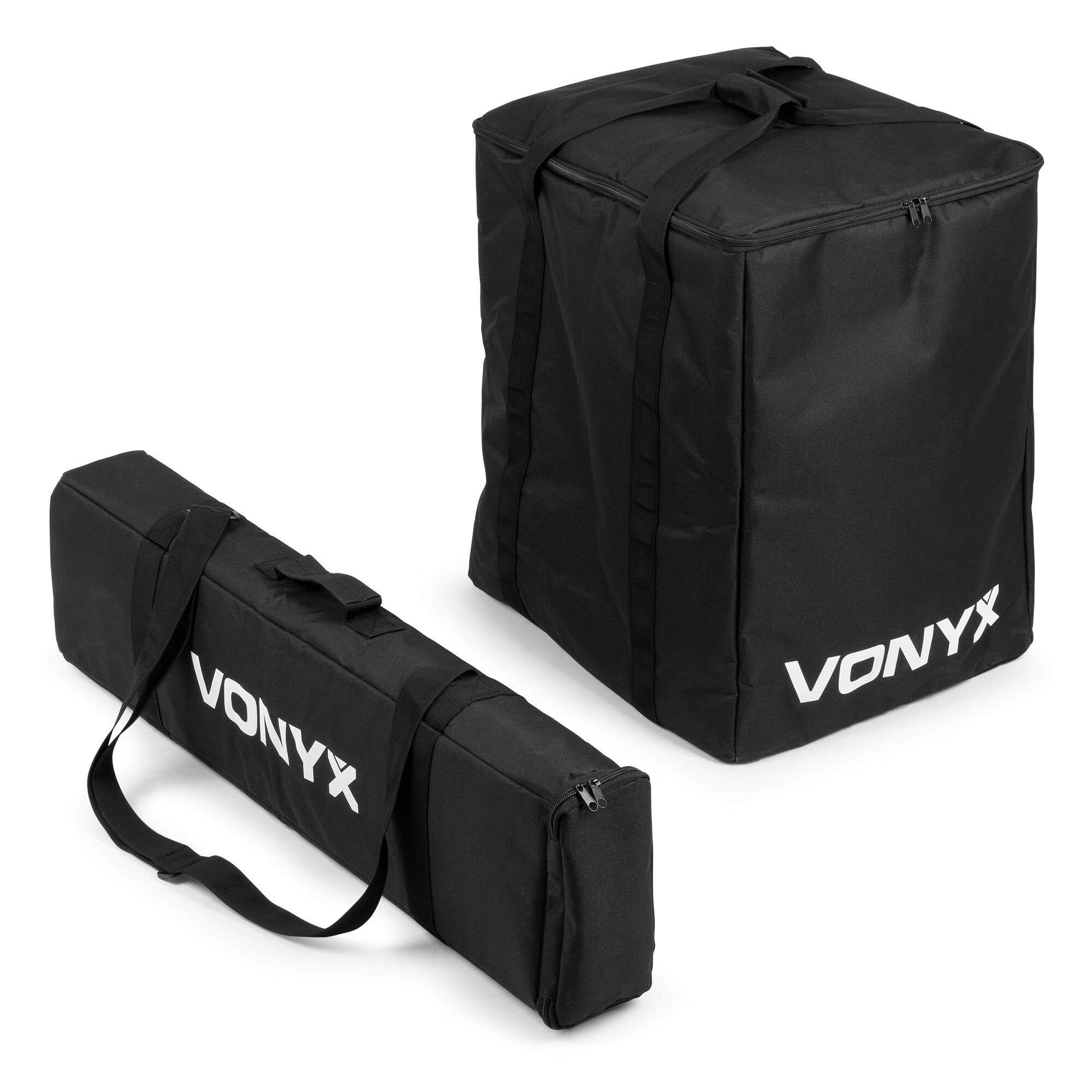 Vonyx VX822BAG - Set de Housse pour Enceintes VX822 - Noir