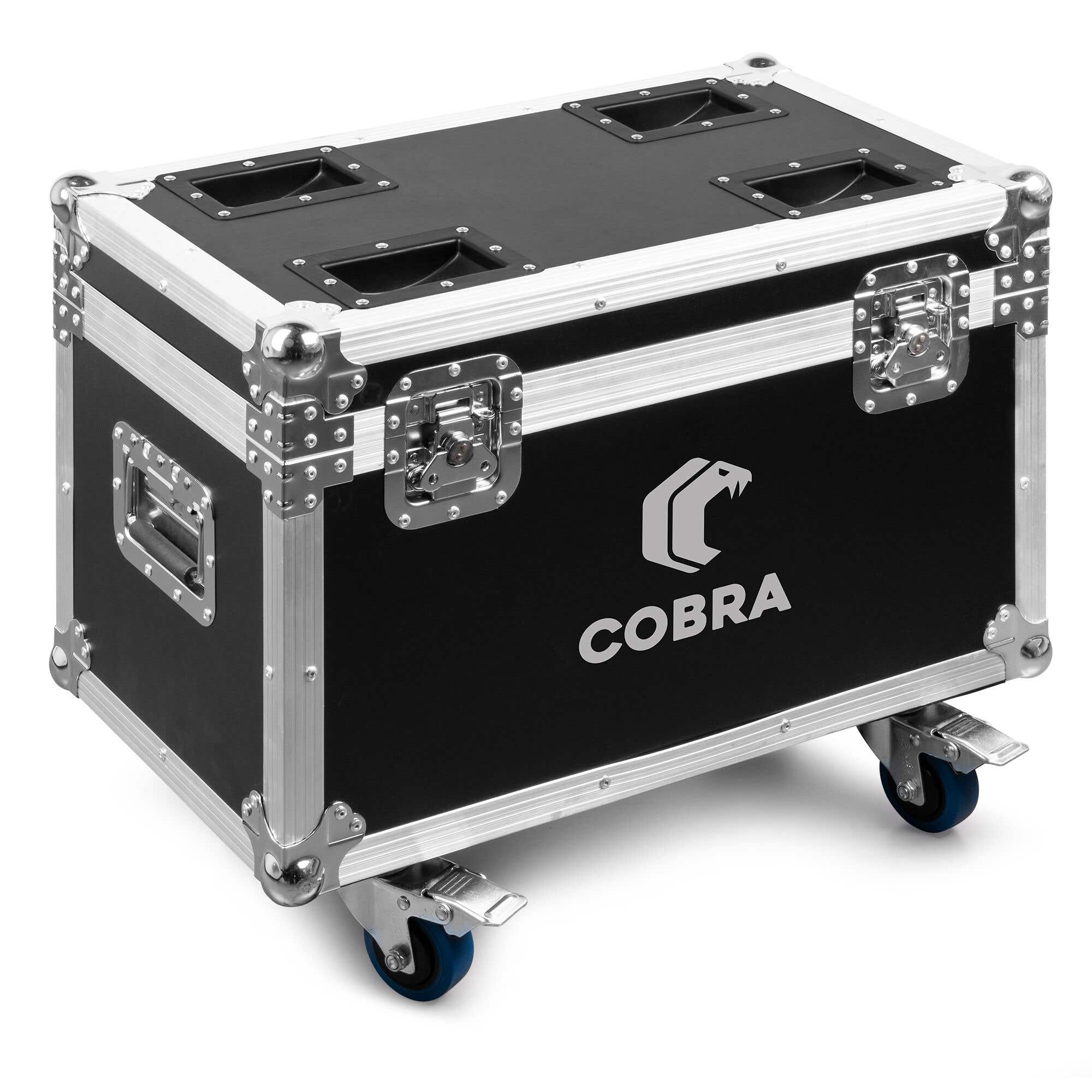 BeamZ Professional FC4COBRA - Flightcase professionnel pour 4 lyres COBRA - Transport & protection scène