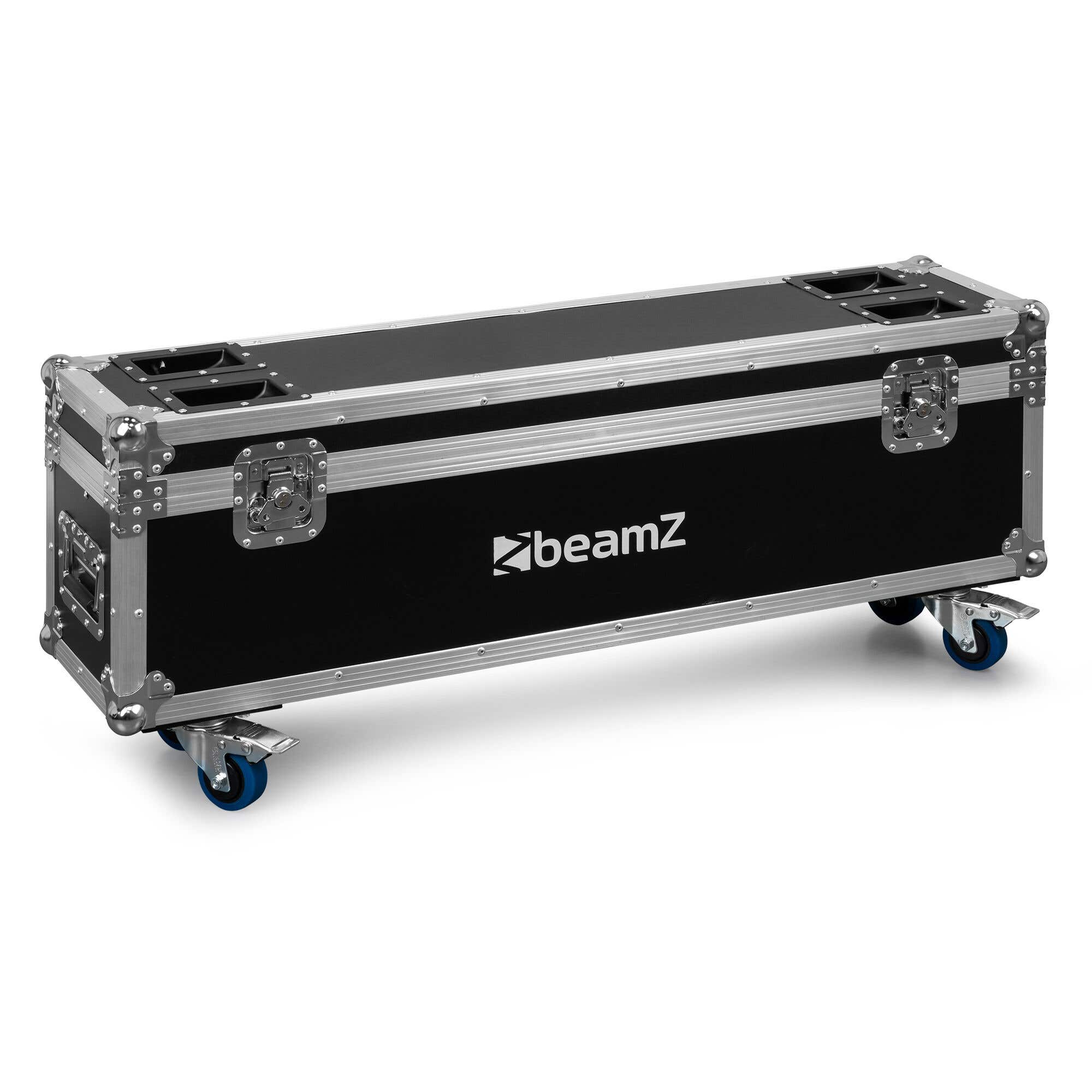 BeamZ FCPQ Flightcase for 2x Panther Quatro moving head bar