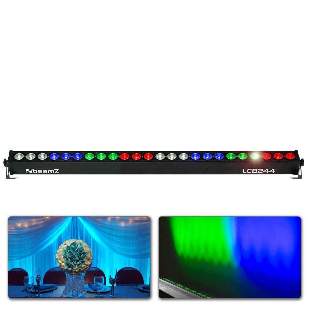 BeamZ LCB244 - Barre LEDs, 24x LED RGBW 4 Watts, Mode DMX