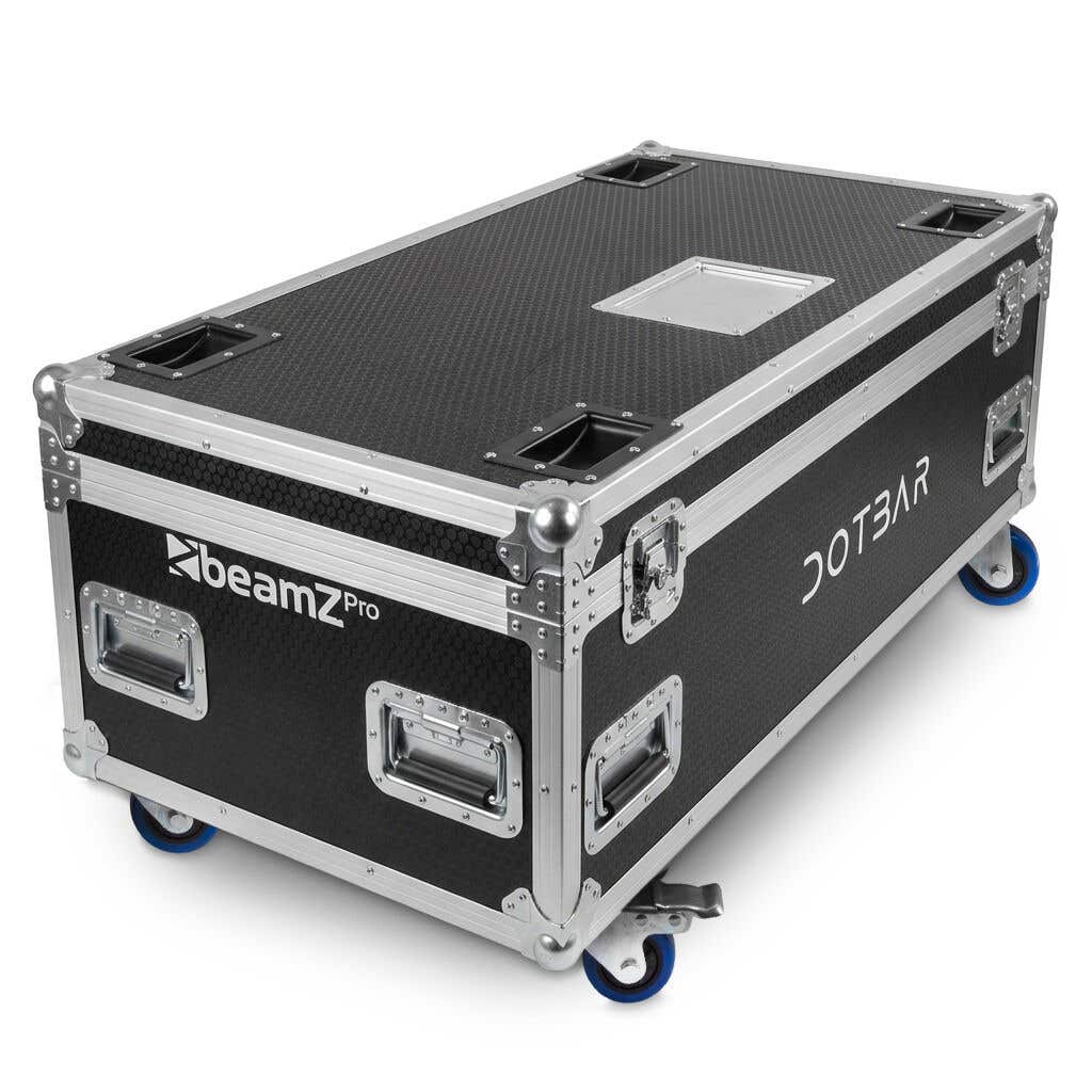 BeamZ Pro DOTBAR - Flightcase pour 4 Barres LED DOTBAR et 2 Embases - Protection et Transport Professionnel