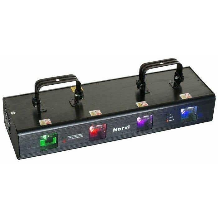 BeamZ Narvi Laser 4-Way R/G/P/B DMX