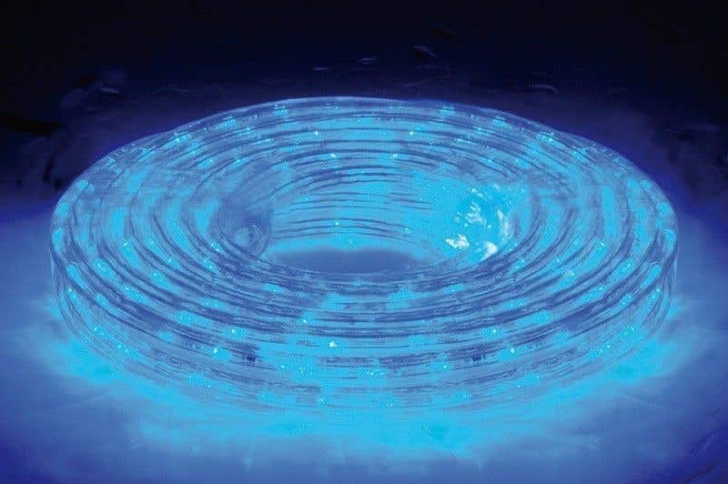 SkyTec LED Ropelight 13mm 10m 3 Wire Blue
