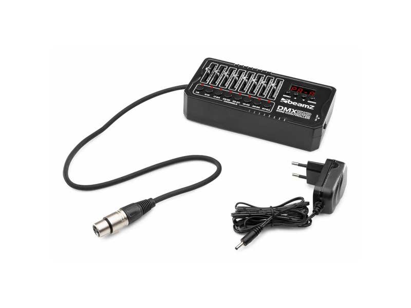 BeamZ DMX192 - Contrôleur DMX, 192 Canaux, Microphone Intégré BeamZ DMX192 - Contrôleur DMX, 192 Canaux, Microphone Intégré