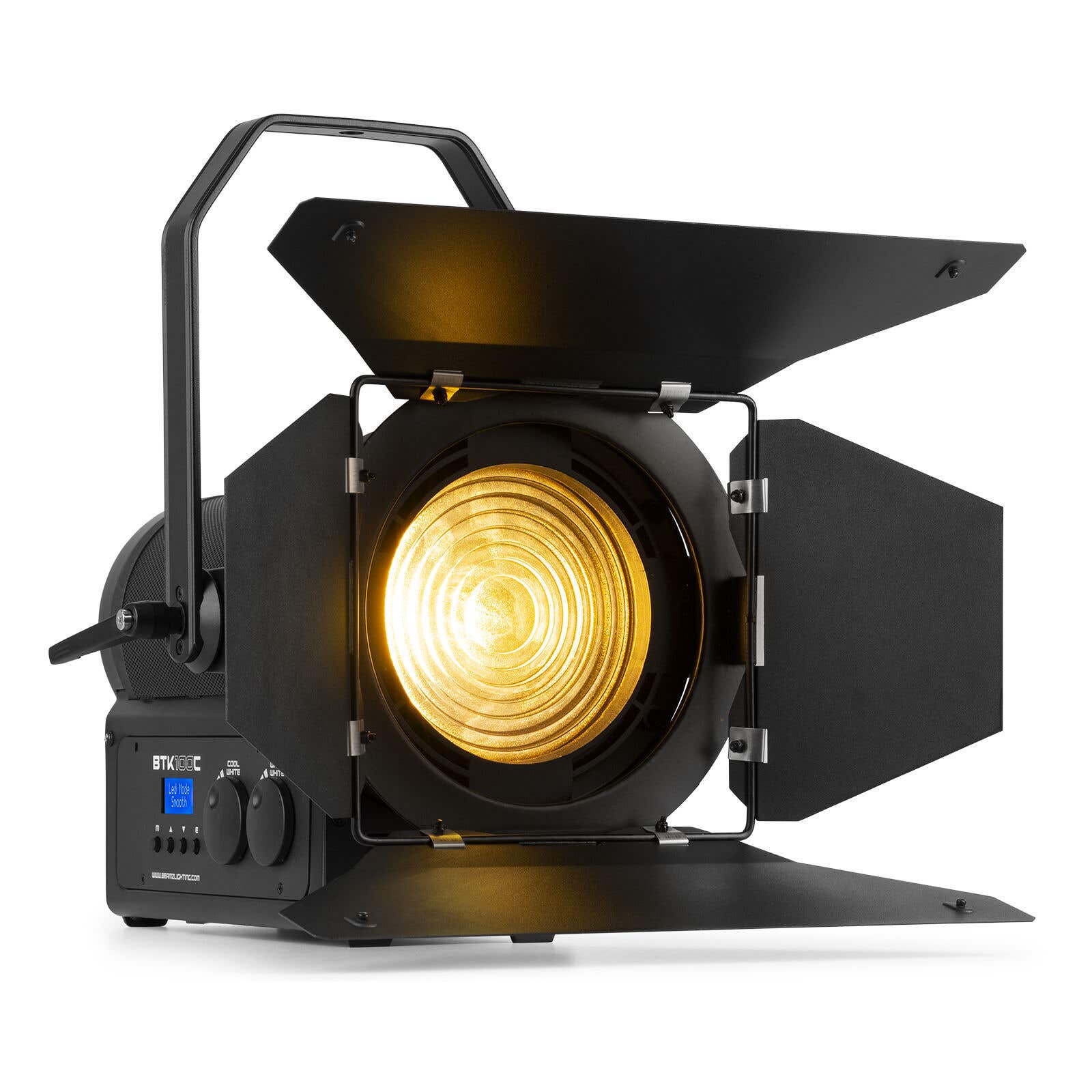 BeamZ Pro BTK100C - Projecteur Fresnel à LED COB 100 Watts - Zoom Manuel  