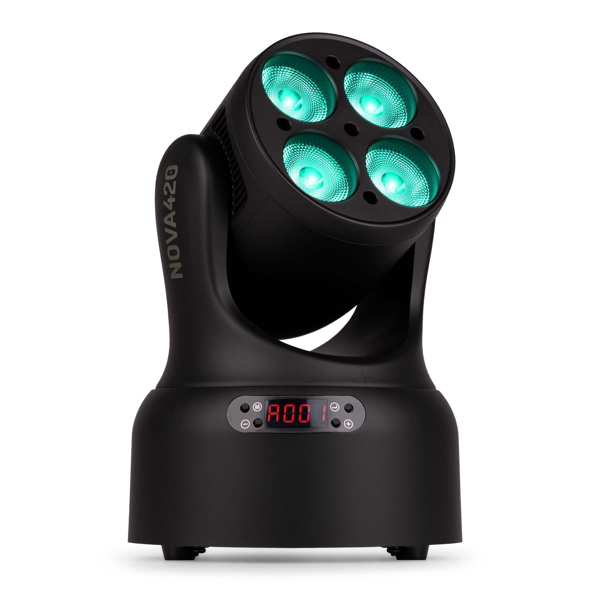 BeamZ NOVA420-BK - Lyre LEDs Wash 4x20 W RGBW Compacte | Noir