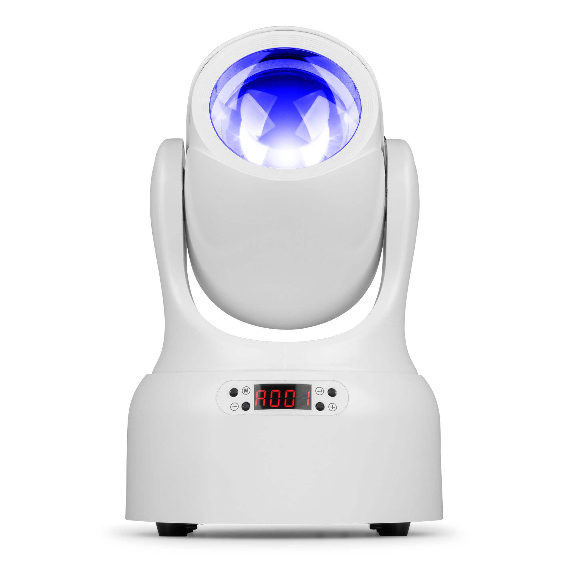 BeamZ NOVA80B-WH - Lyre LED Beam 80 W blanche avec prisme 7 couleurs & 7 gobos