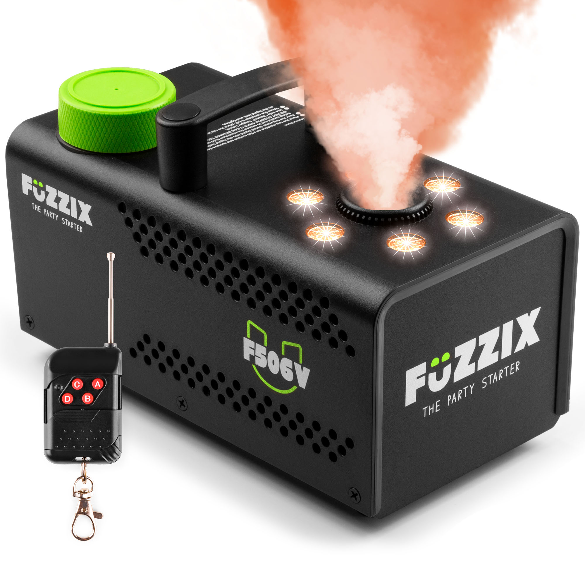 Fuzzix F506V - Machine à Fumée Verticale 500 Watts Multicolore RGB