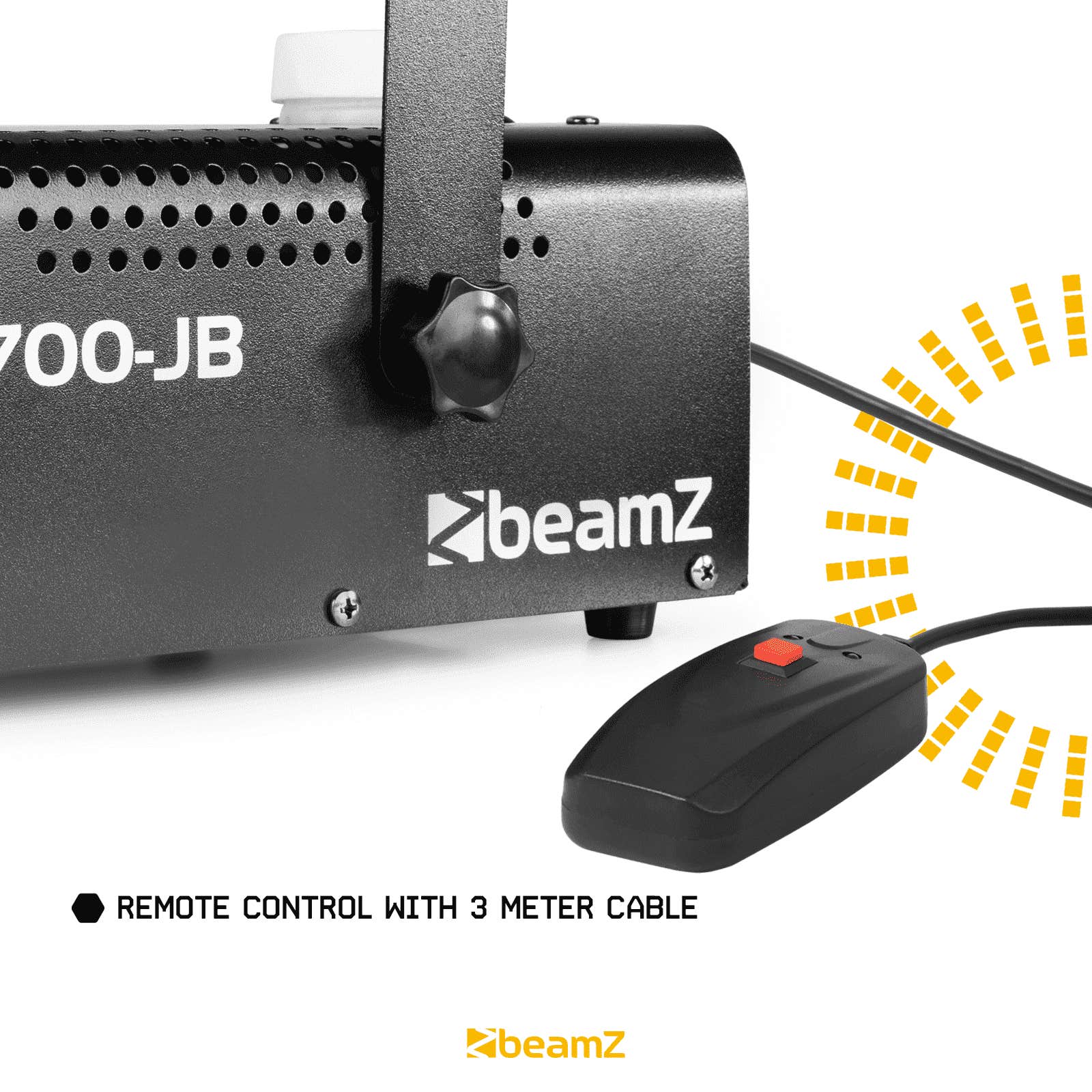 BeamZ ICE700 Machine à Fumée Lourde, 700 Watts, Télécommande Filaire 3