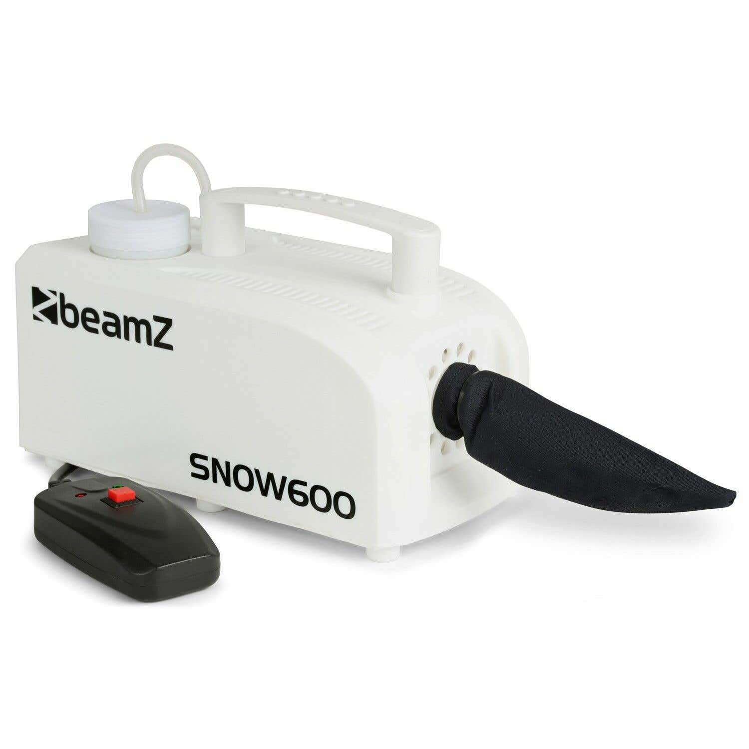 BeamZ SNOW600 Sneeuwmachine 600W met afstandsbediening - Wit