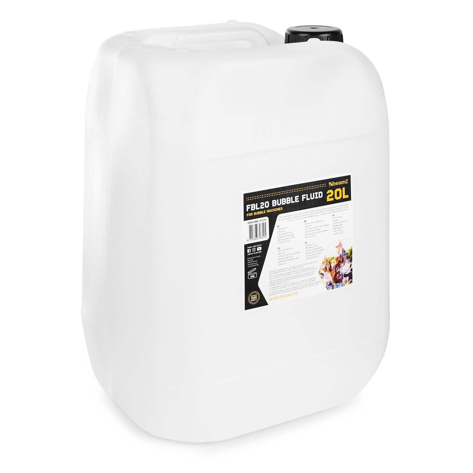 BeamZ FBL20 - Liquide Machine à Bulles, 20L