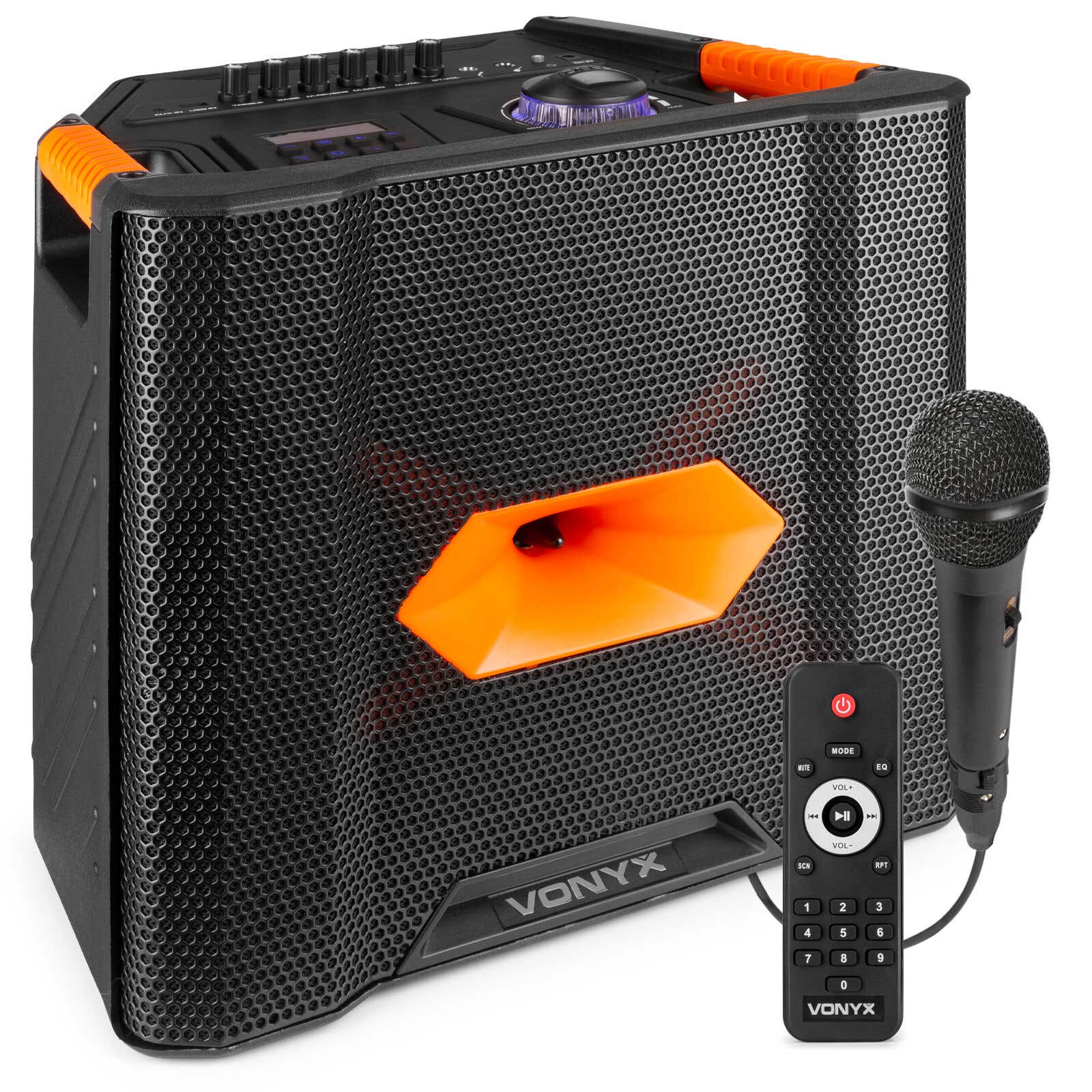 Vonyx ROCK300 Enceinte Sono Portable 180W 8 Pouces