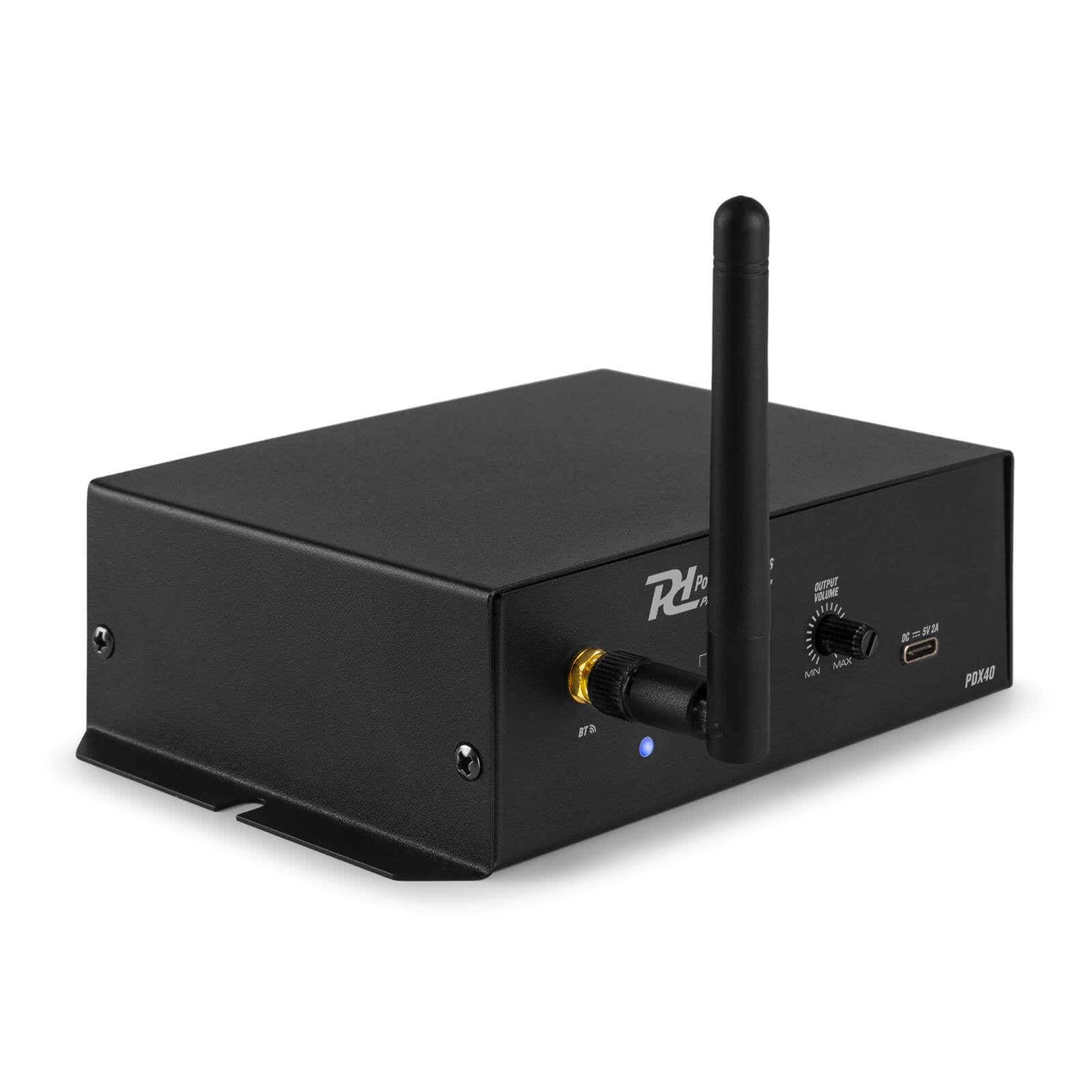 Power Dynamics PDX40 - Récepteur Bluetooth 5.0 Stéréo | Intégration Sans-Fil pour Systèmes Audio Professionnels