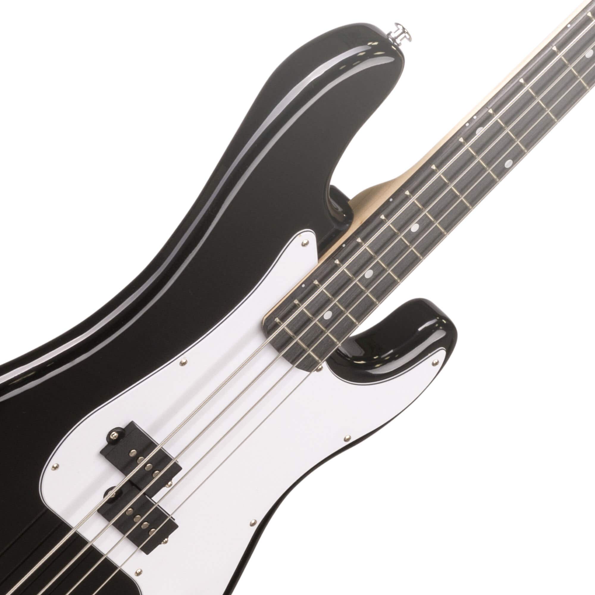 Pack Max GigKit - Basse Électrique Débutant + Ampli 40 Watts + Système Sans Fil | Noire