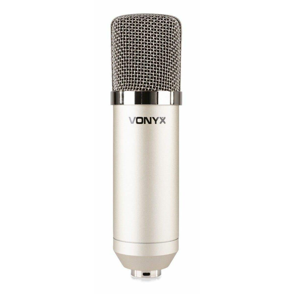 Vonyx CM400 - Microphone à Condensateur - Argent