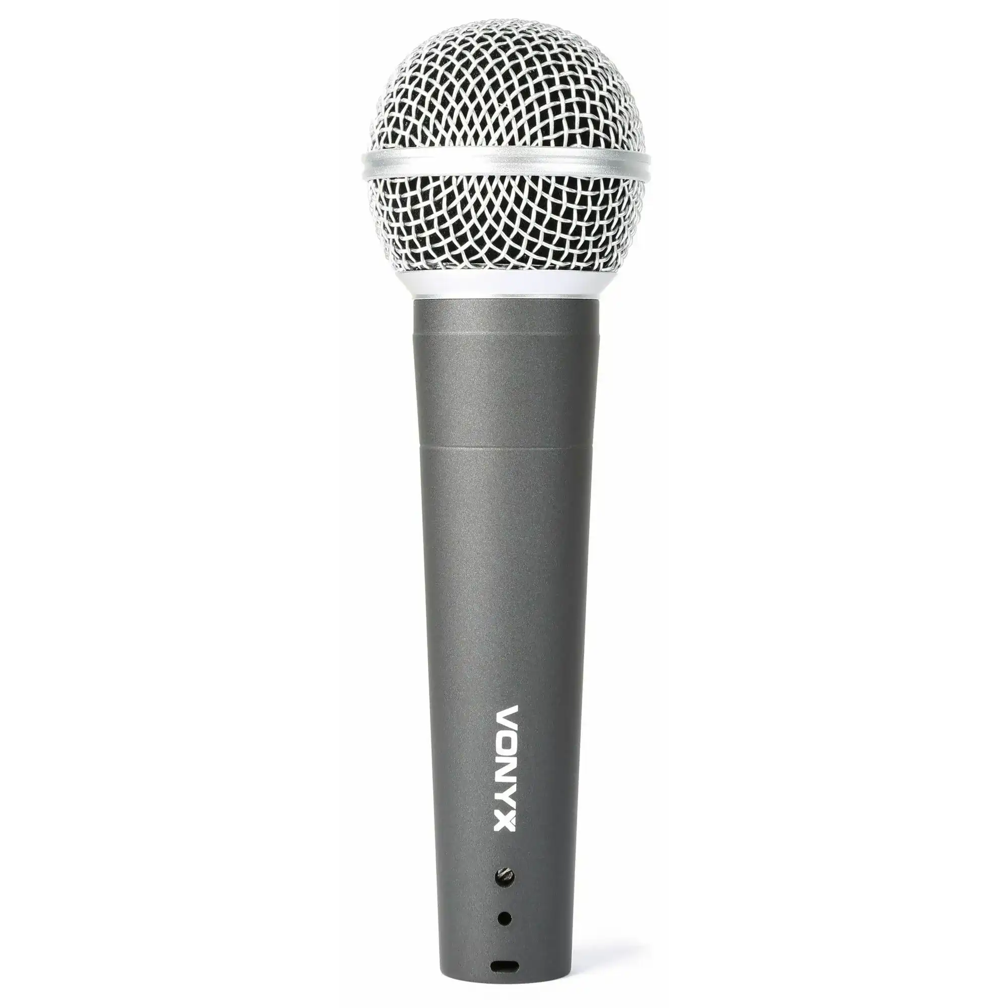 Microphone Dynamique VONYX DM57A - Filaire, Avec Câble XLR-Jack 6.3mm De 5m - Filtre Anti-Pop - Pour Chant Et Prise De Parole