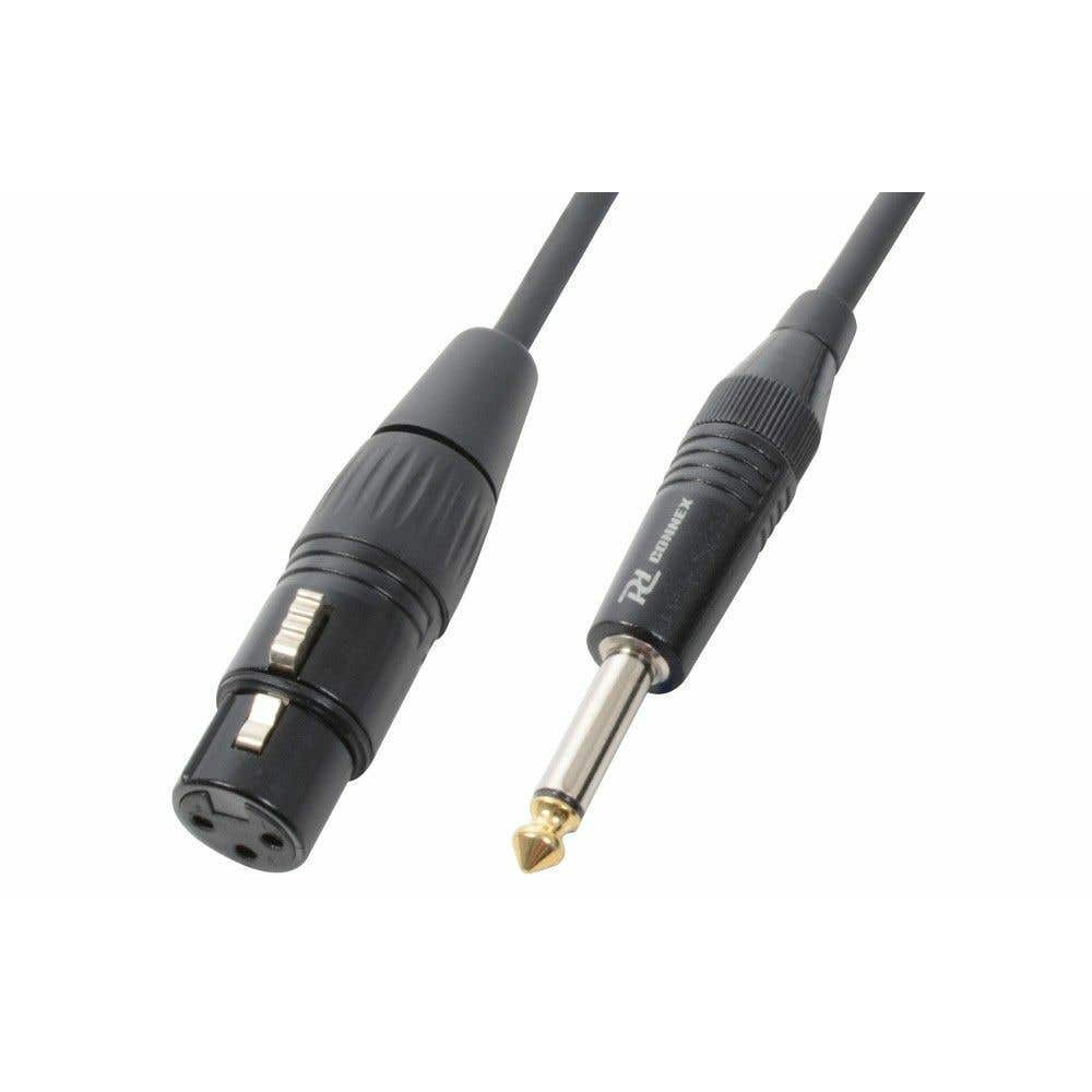 PD Connex Câble Audio XLR Femelle/Jack 6,35 - 12m