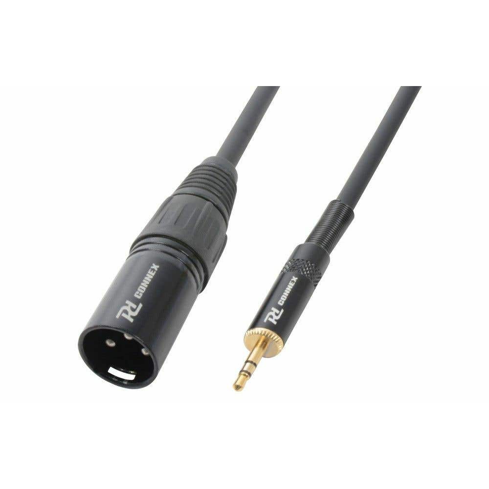 PD Connex Câble Audio Cordon Jack 3,5 Stéréo m/XLR M - 0,5m