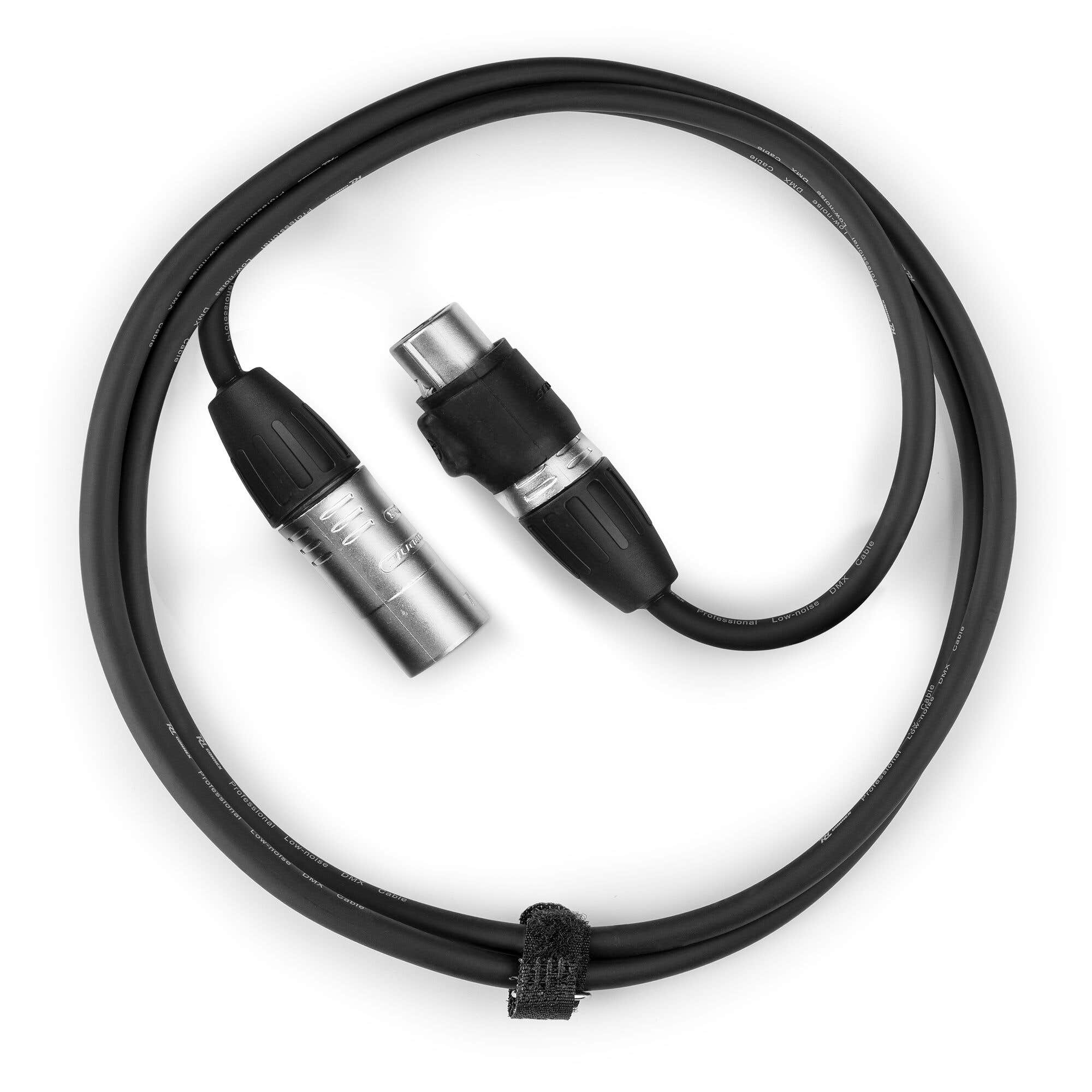 PD Connex CX109-1 Câble DMX Mâle/Femelle Étanche IP65 XLR 5 Broches - 1,5m