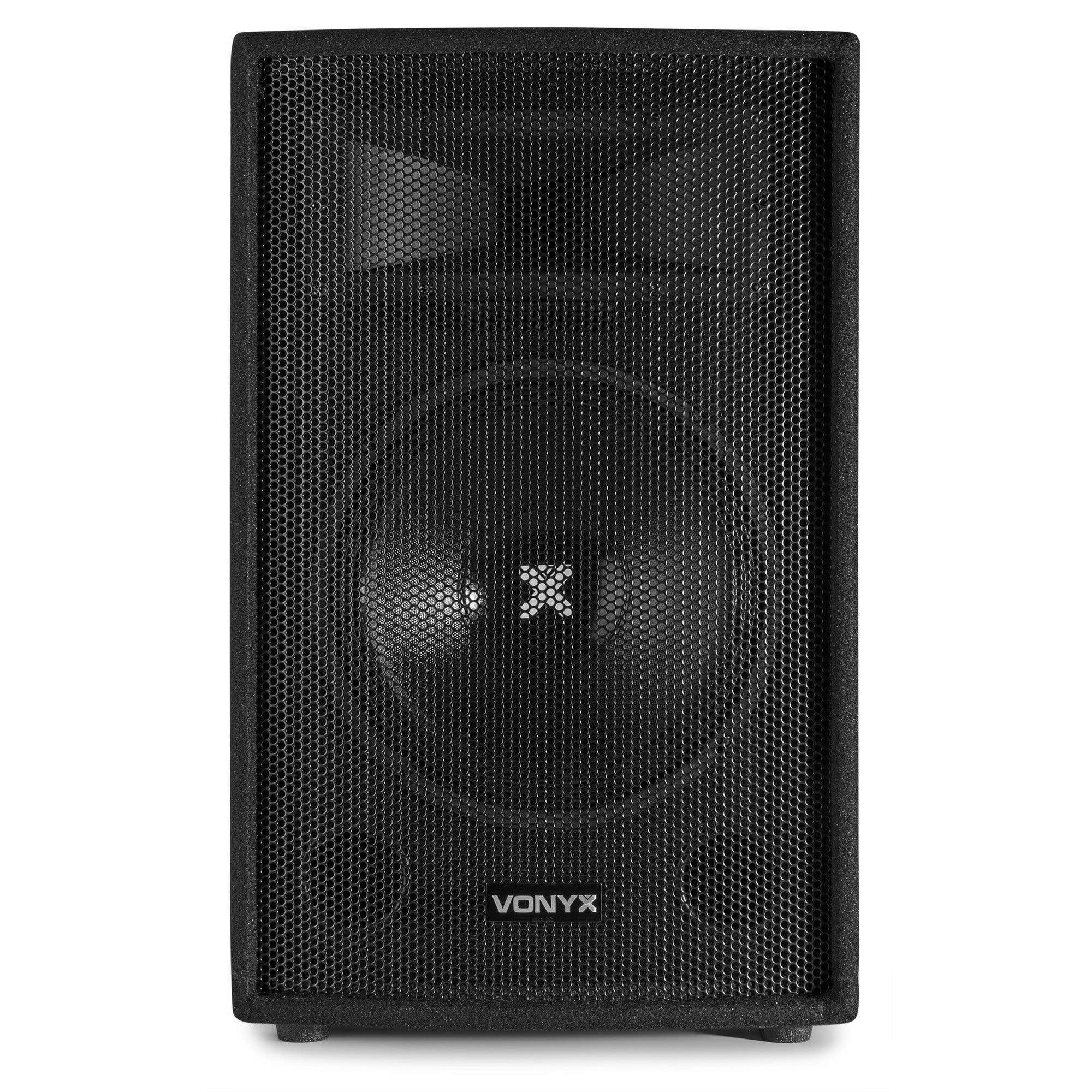 Vonyx SL12 - Enceinte Sono Passive, Puissance de 600 Watts, Woofer de 12 Pouces, Poignées Intégrées