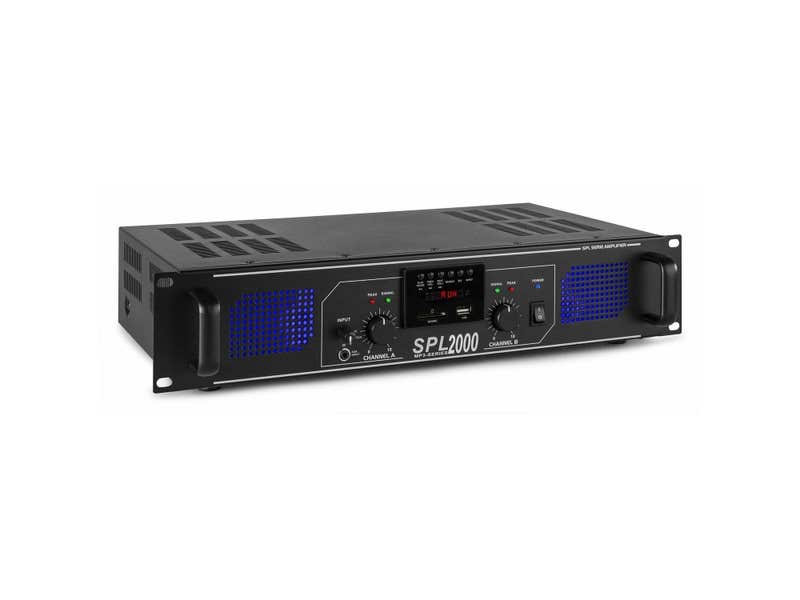 Amplificateur Professionnel Skytec SKY-600B 2x600W - Rack 19" Sonorisation DJ Concerts