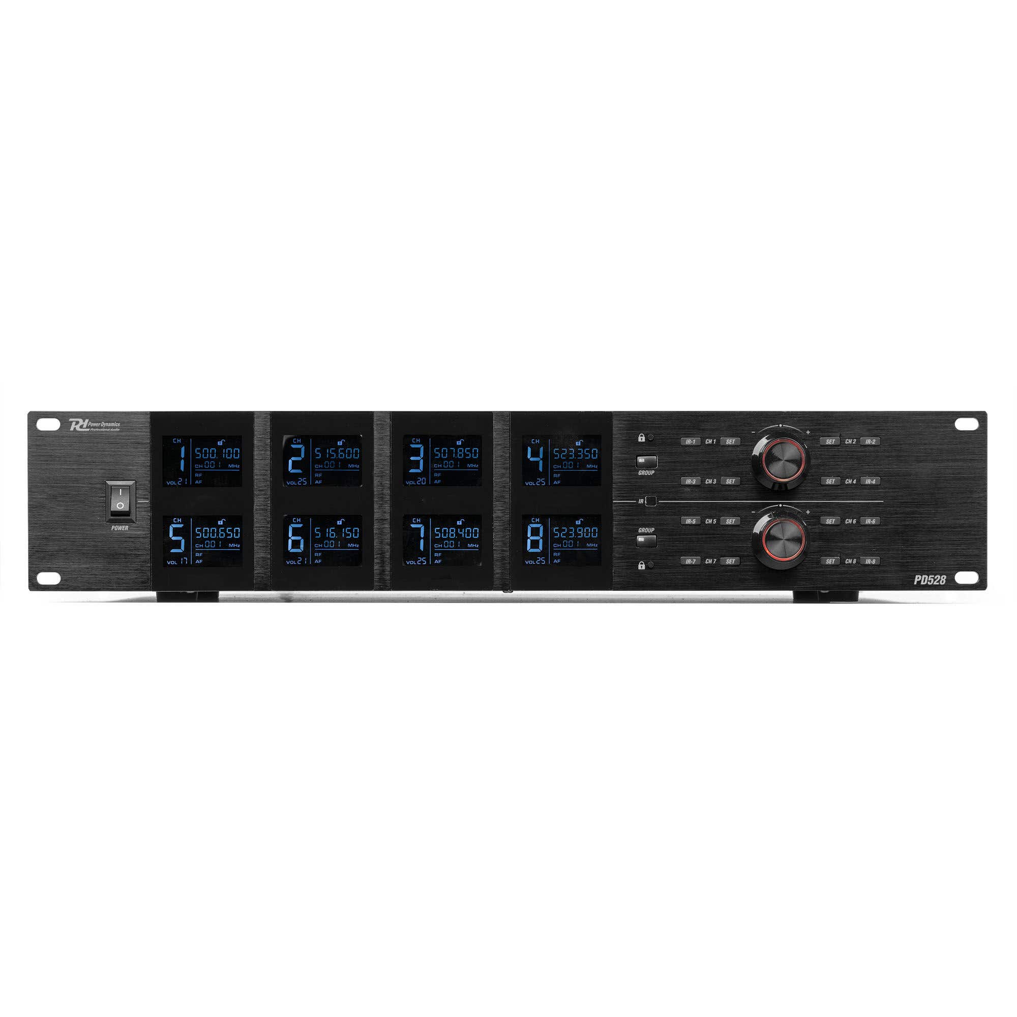 Système Micro Sans Fil UHF 4 Micros - 100 Canaux, Récepteur Rack, Parfait Concerts - 5