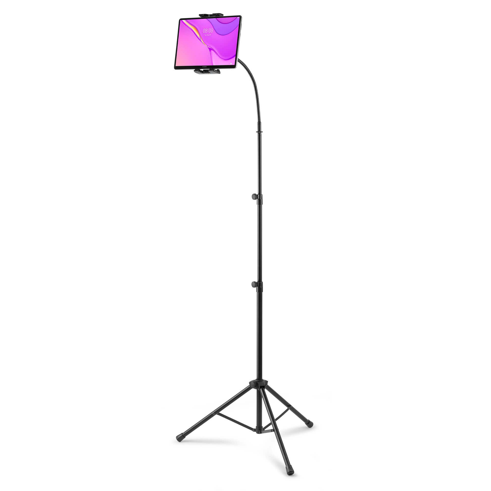 Vonyx S10TH - Support pour Tablette sur Trépied, Pliable et Réglable