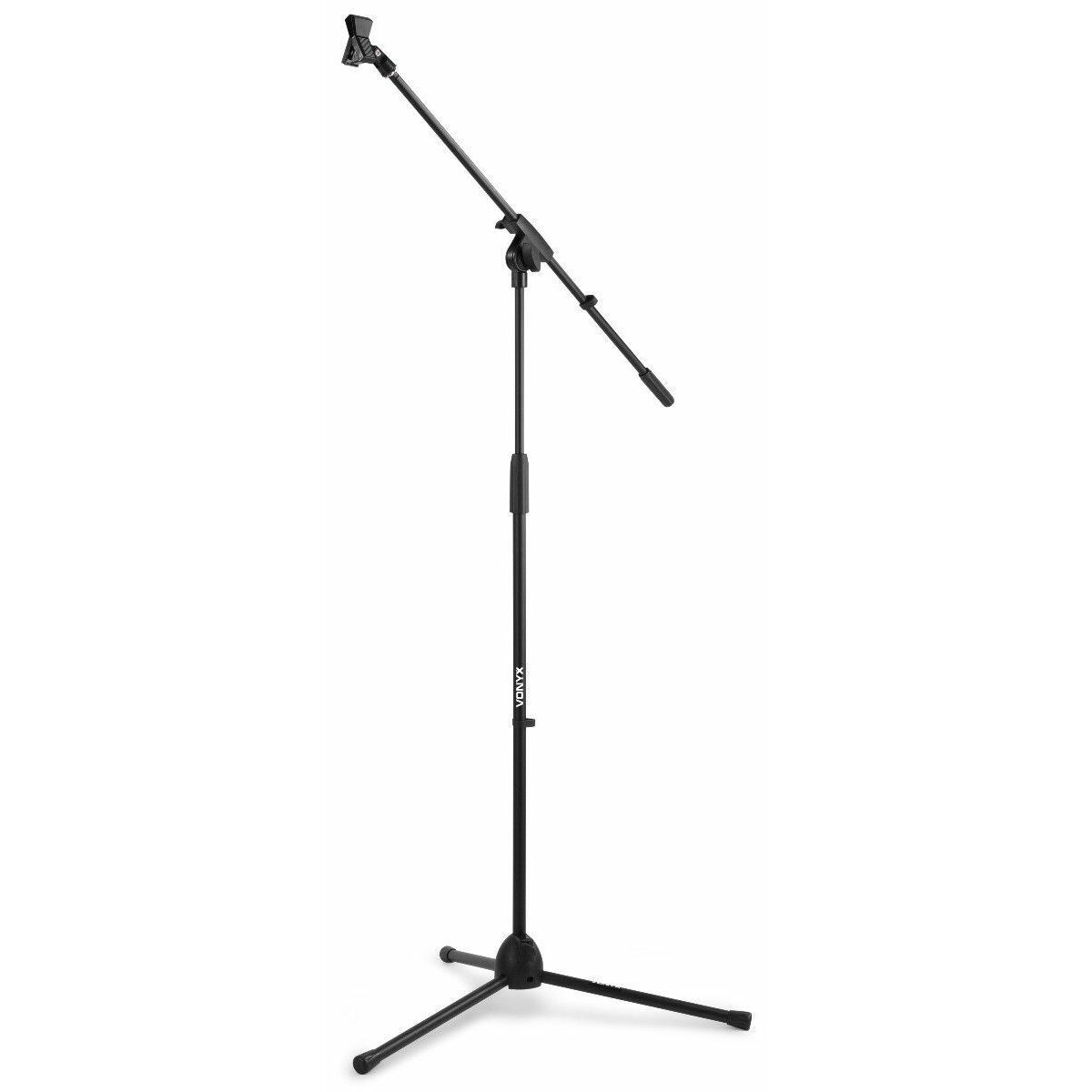 SkyTec MS10 - Pied de microphone noir avec support de microphone