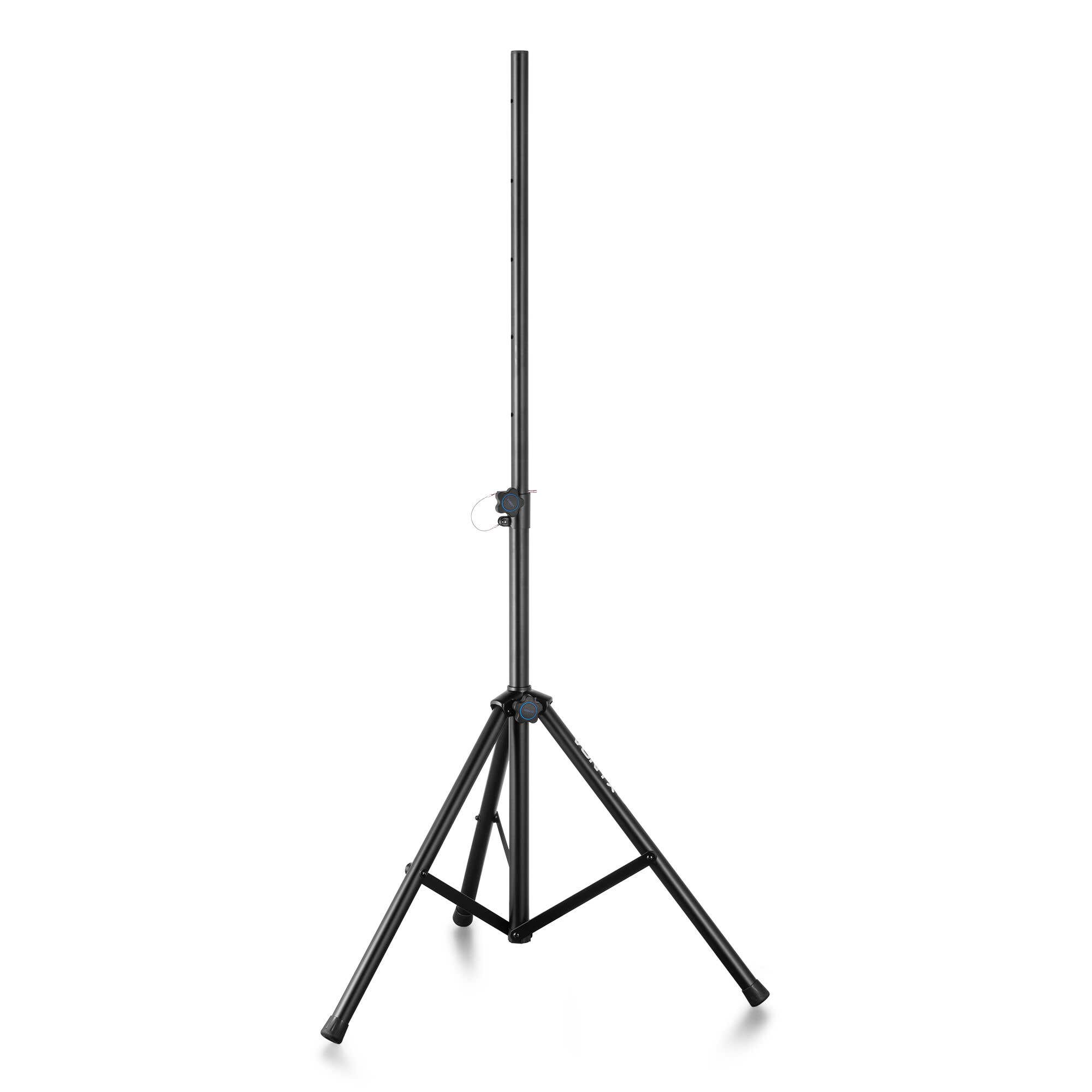 Vonyx LS04 - Pied d'Enceinte Professionnel, Hauteur 136 à 200 cm - Noir, Charge Maximale 80 kg