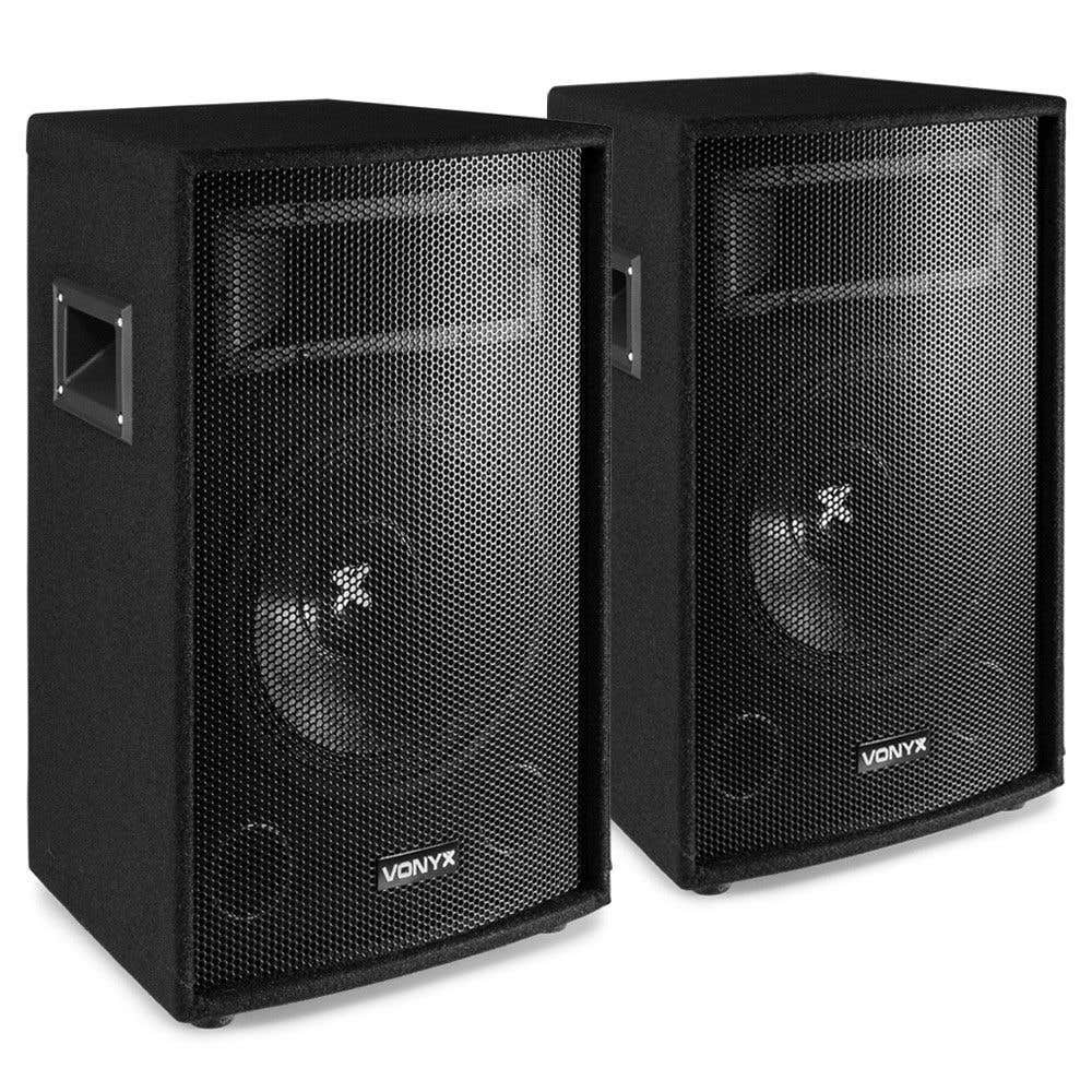 Pack Vonyx SL10 - 2 × 10″ Enceintes Passives 1000 W Max | Set Sono DJ/Bar 2-Voies