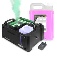 Pack Machine à Fumée LED BeamZ BLAZE3500 - 3500 W | Jets Horizontaux & Verticaux 48 LEDs RGBA | 5 L de Liquide Inclus . Disponible chez Sono Matériel - Vue 1