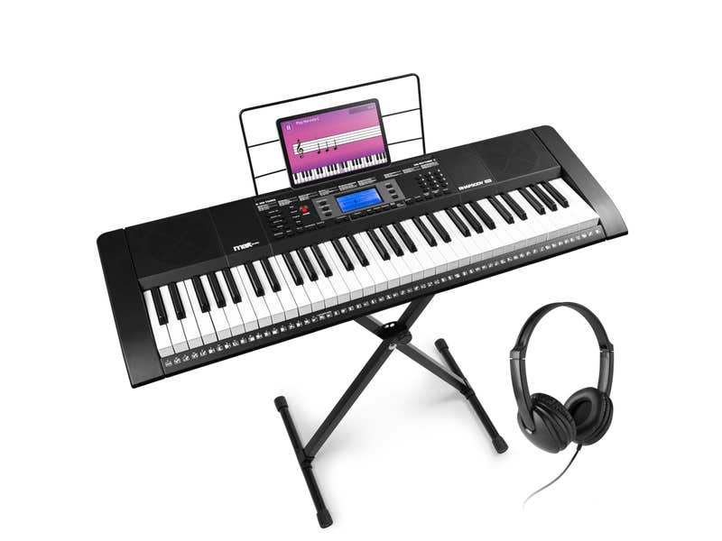 Max KB1 Clavier électronique débutant avec casque audio, Piano Max KB1 Clavier électronique débutant avec casque audio, Piano