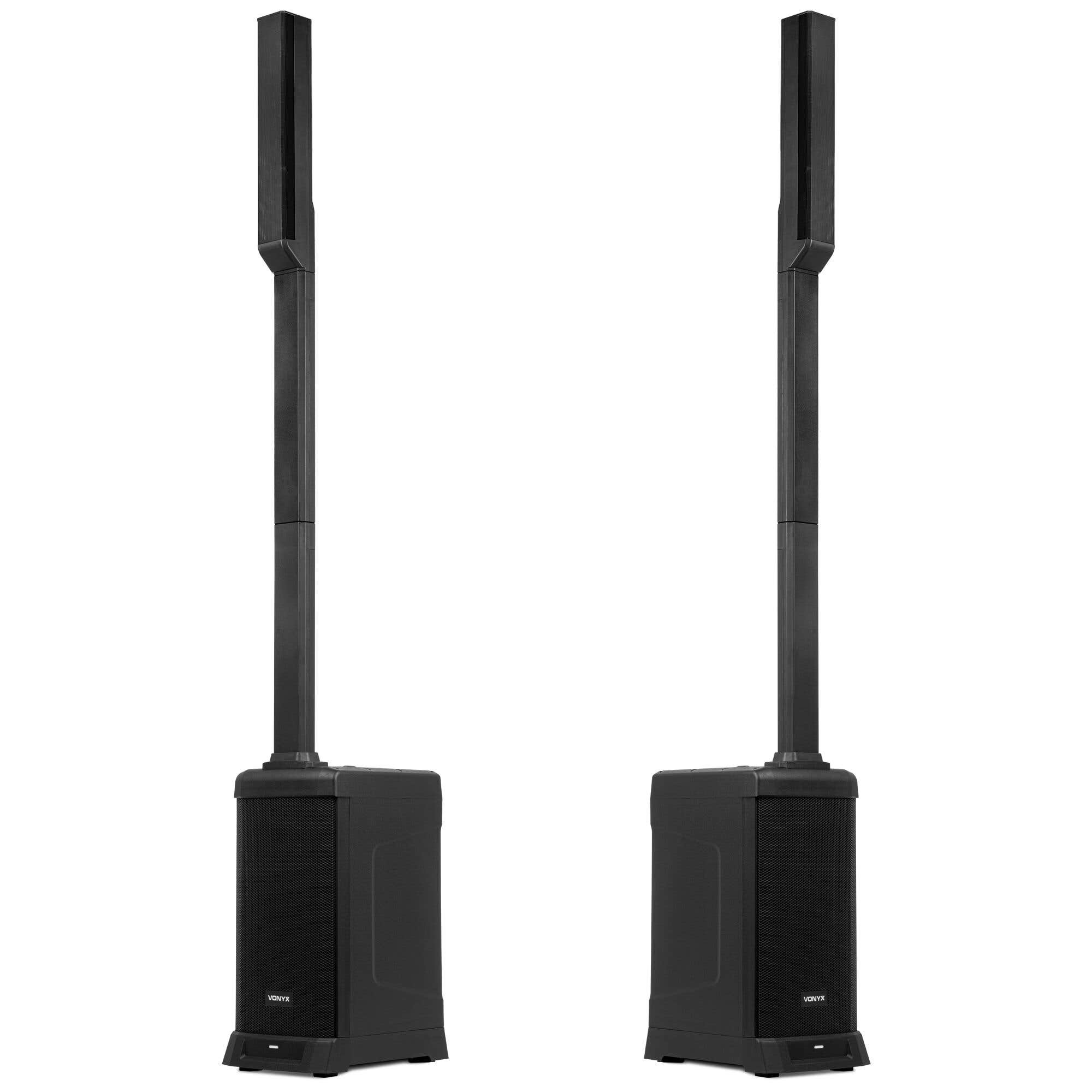 Pack Système Sono Colonne Active Vonyx VX820 - 800 Watts, Bluetooth