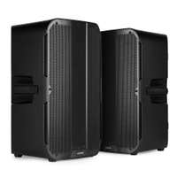 Pack Sono Complet Vonyx VSA150S - 2 Enceintes Actives 15" 1000W, Pieds, Housses, Câble - Pour DJ, Musique